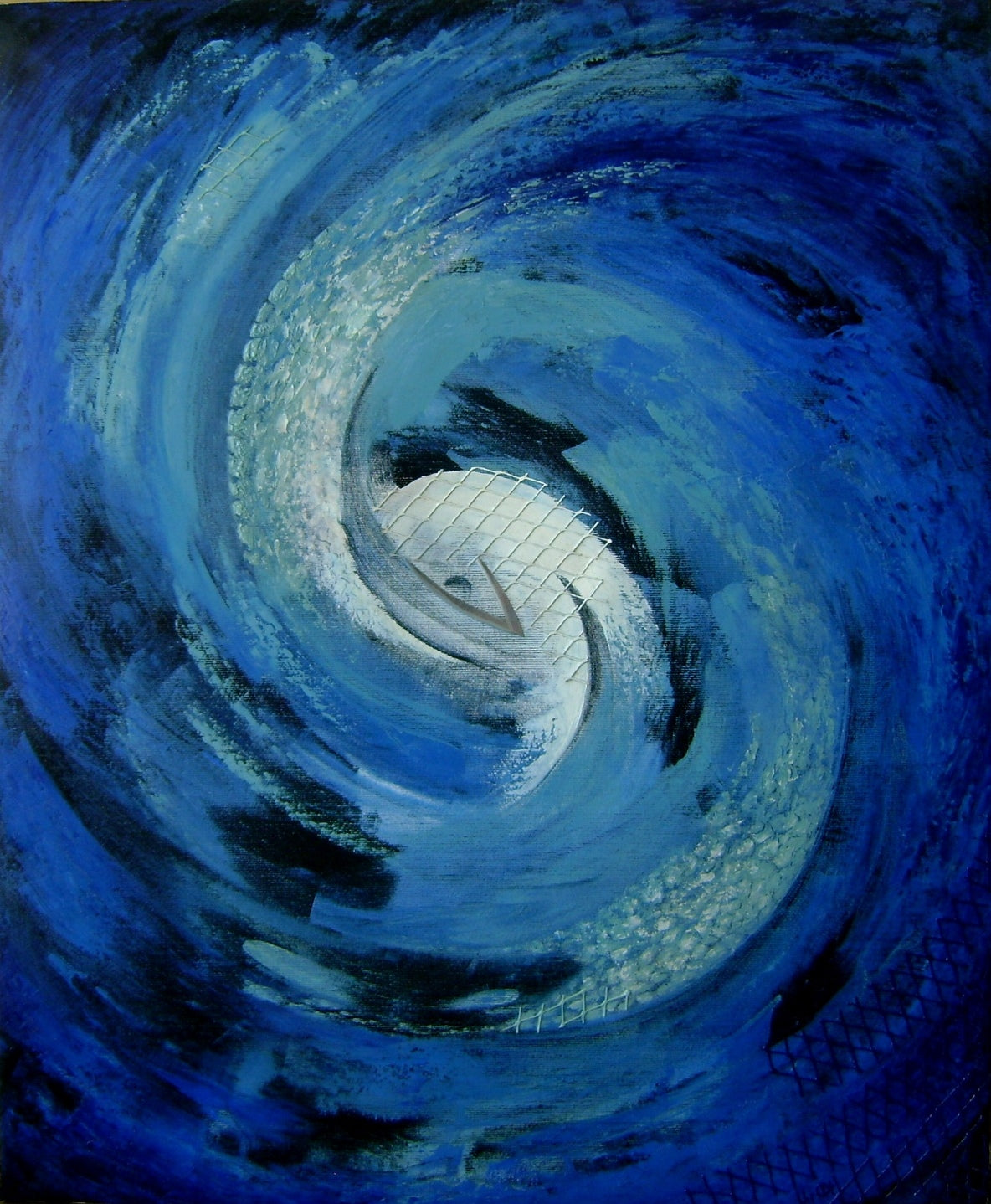 The Miracle of the Galaxy (oil, mixed media on canvas) 50x70 cm
