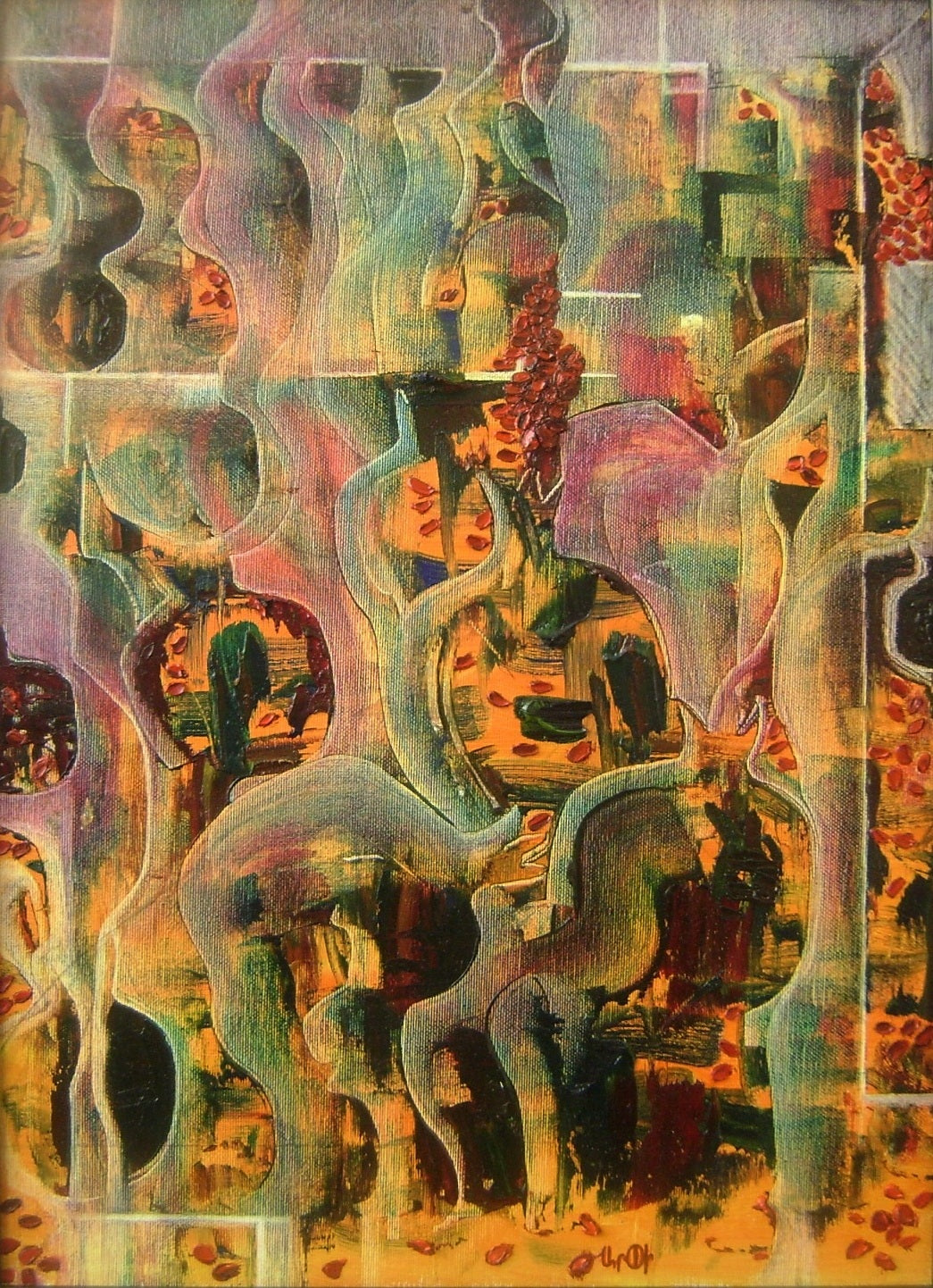 Autumn Impromptu (oil on canvas) 50x37cm