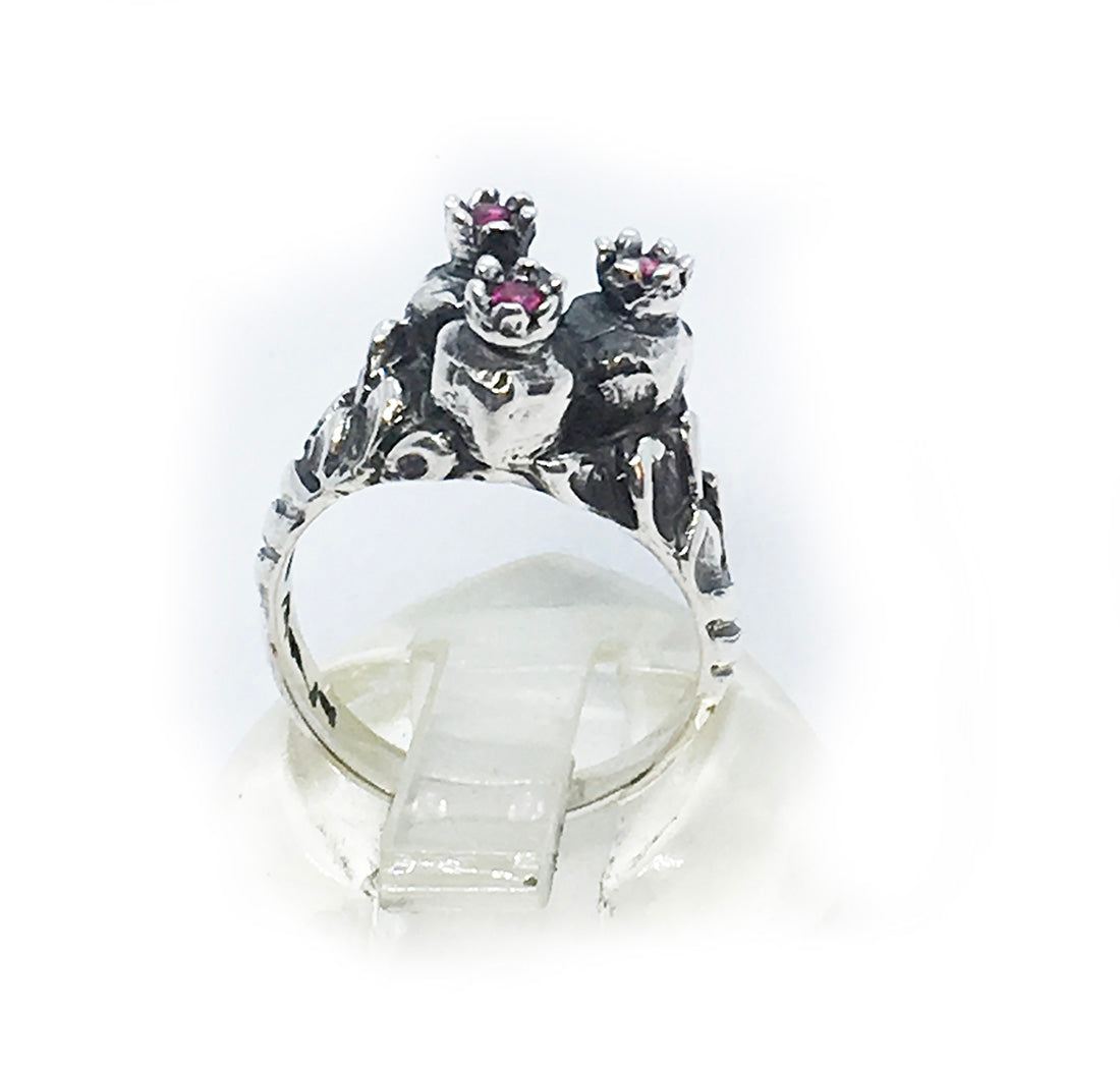 A Bunch of Pomegranates Sterling Silver Ring