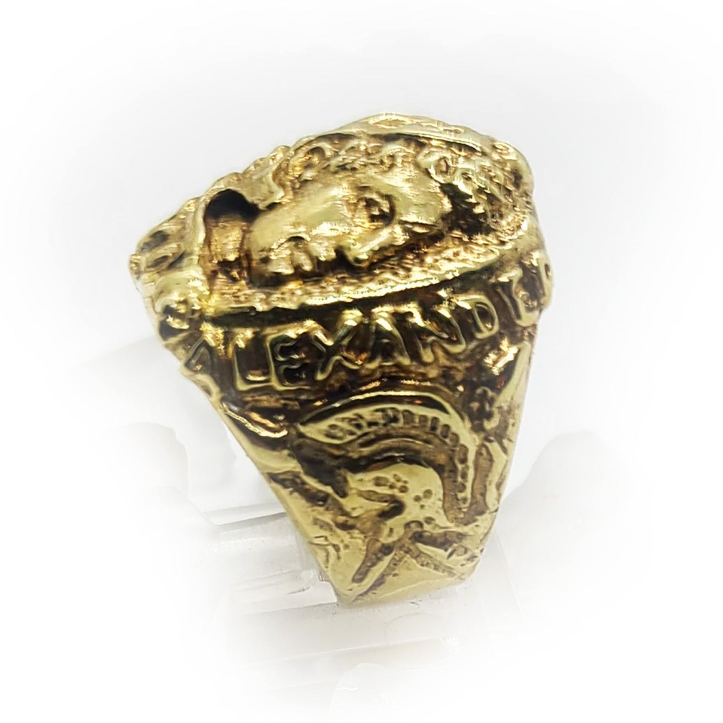 Alexander The Great 18kt Yellow Gold Ring