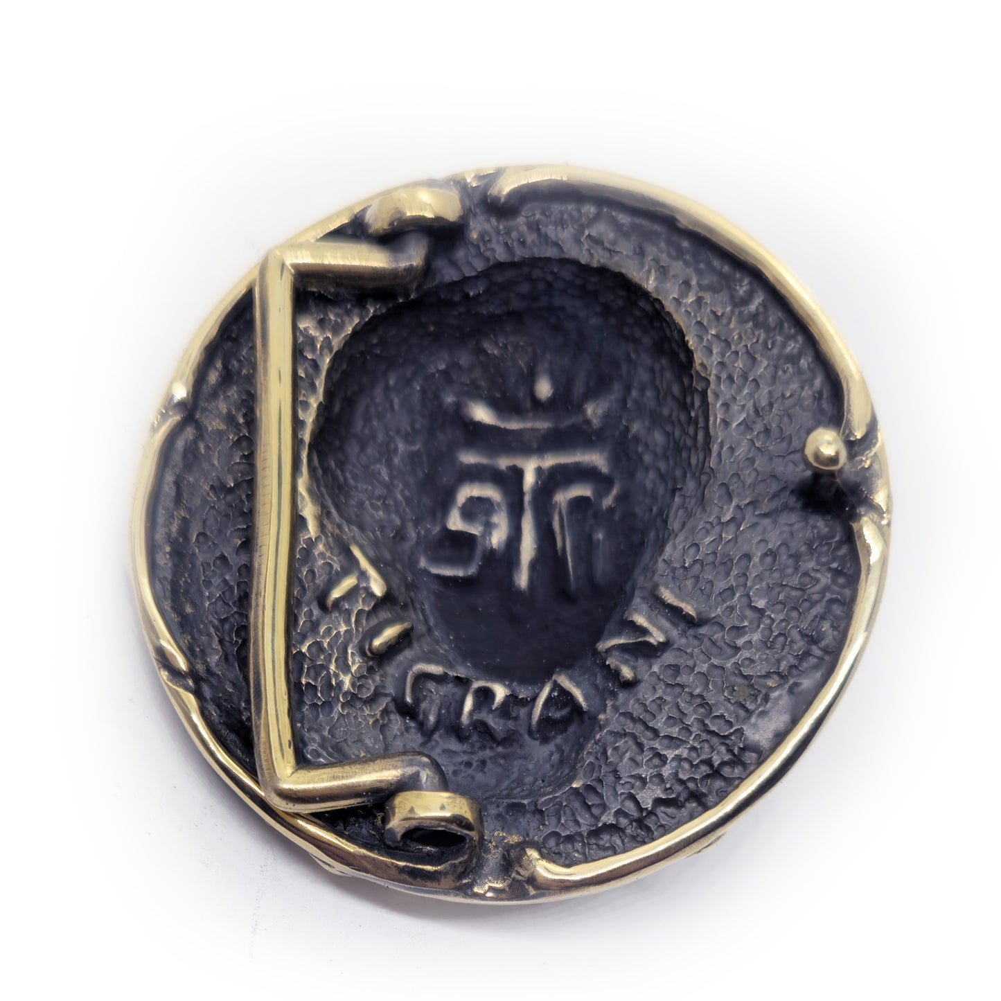 Anahit Armenian Goddess of Fertility and Healing Wisdom Water Bronze Belt Buckle