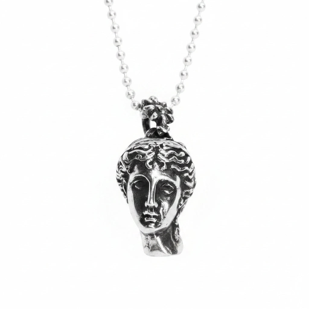 Anahit Armenian Goddess Sterling Silver Pendant V4