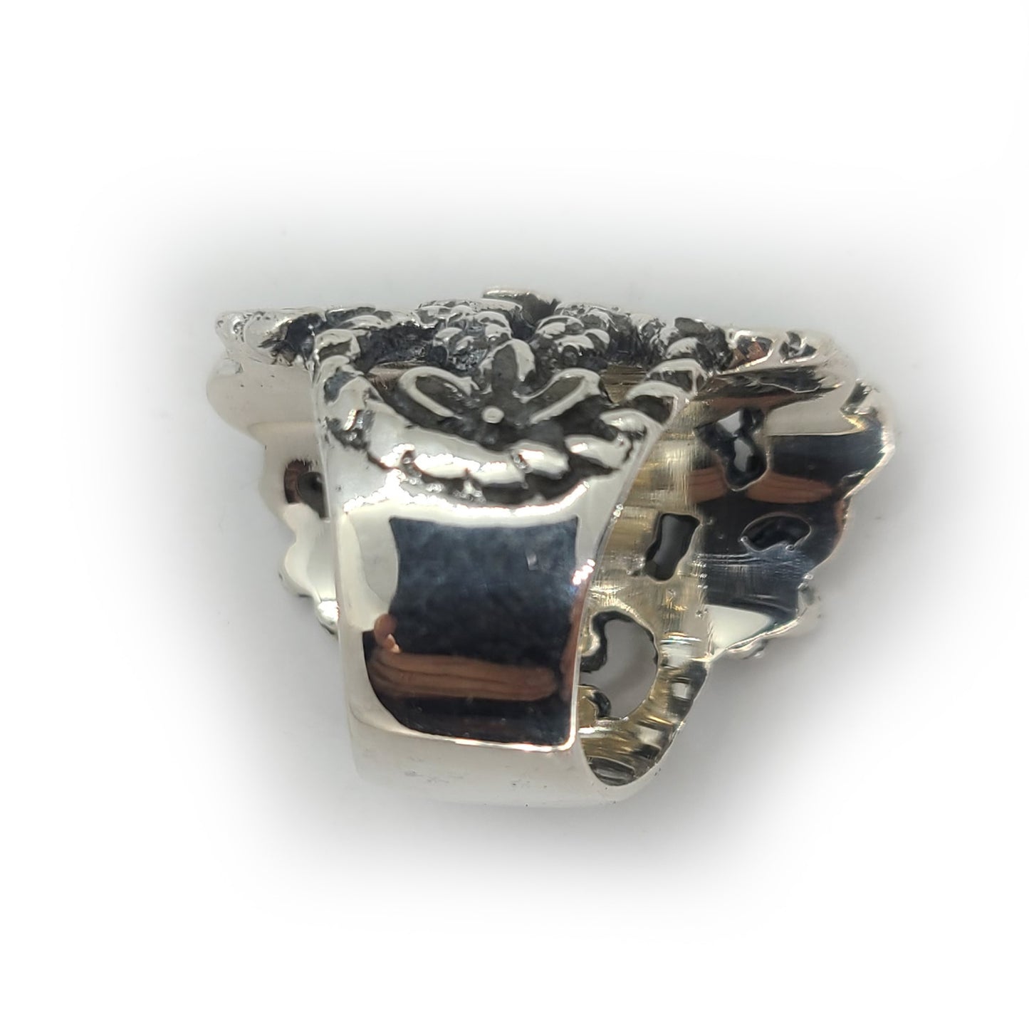 April Showers Flower Garden Love Ring with Ruby