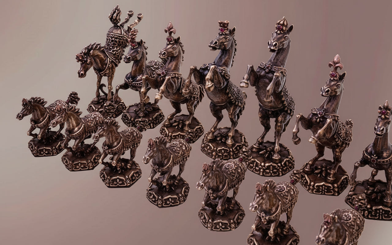 Arabian Horses Chess Set