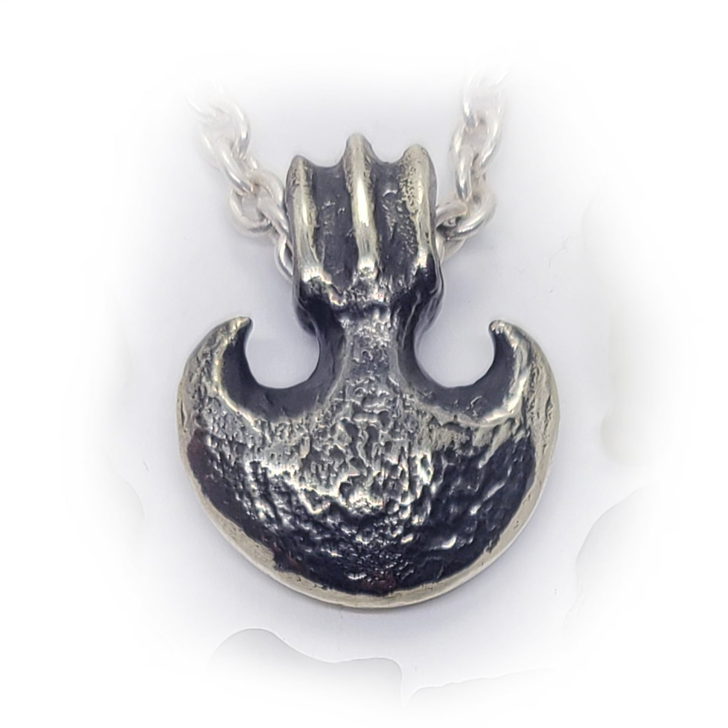 Armenian Ancient Weapon White Bronze Pendant V1