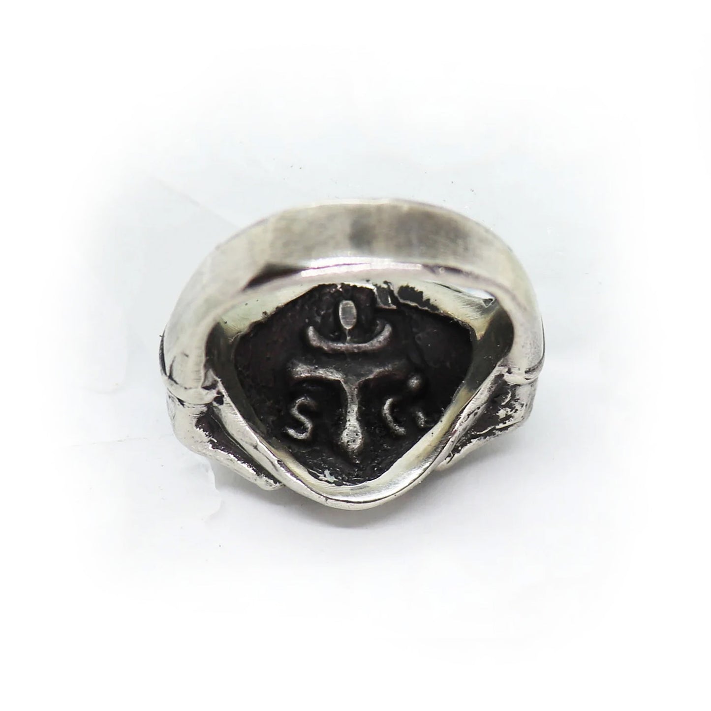 Aroused Pussy with Cz Stones Sterling Silver Ring