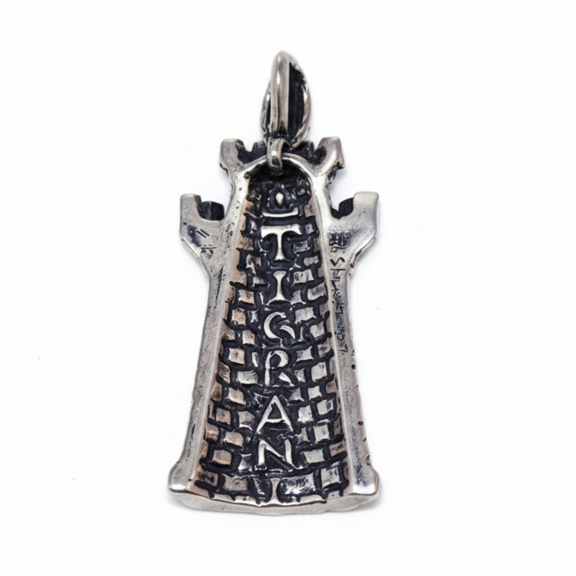 Art By Tigrani Castle Sterling Silver Pendant