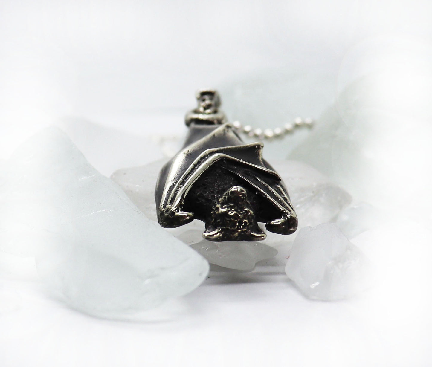 Bat Sterling Silver Pendant