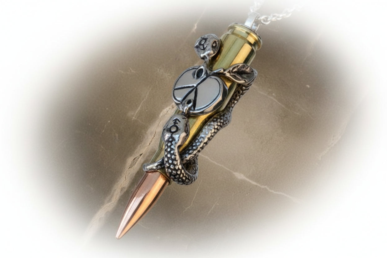 Adam & Eve – Bullets 4 Peace Pendant