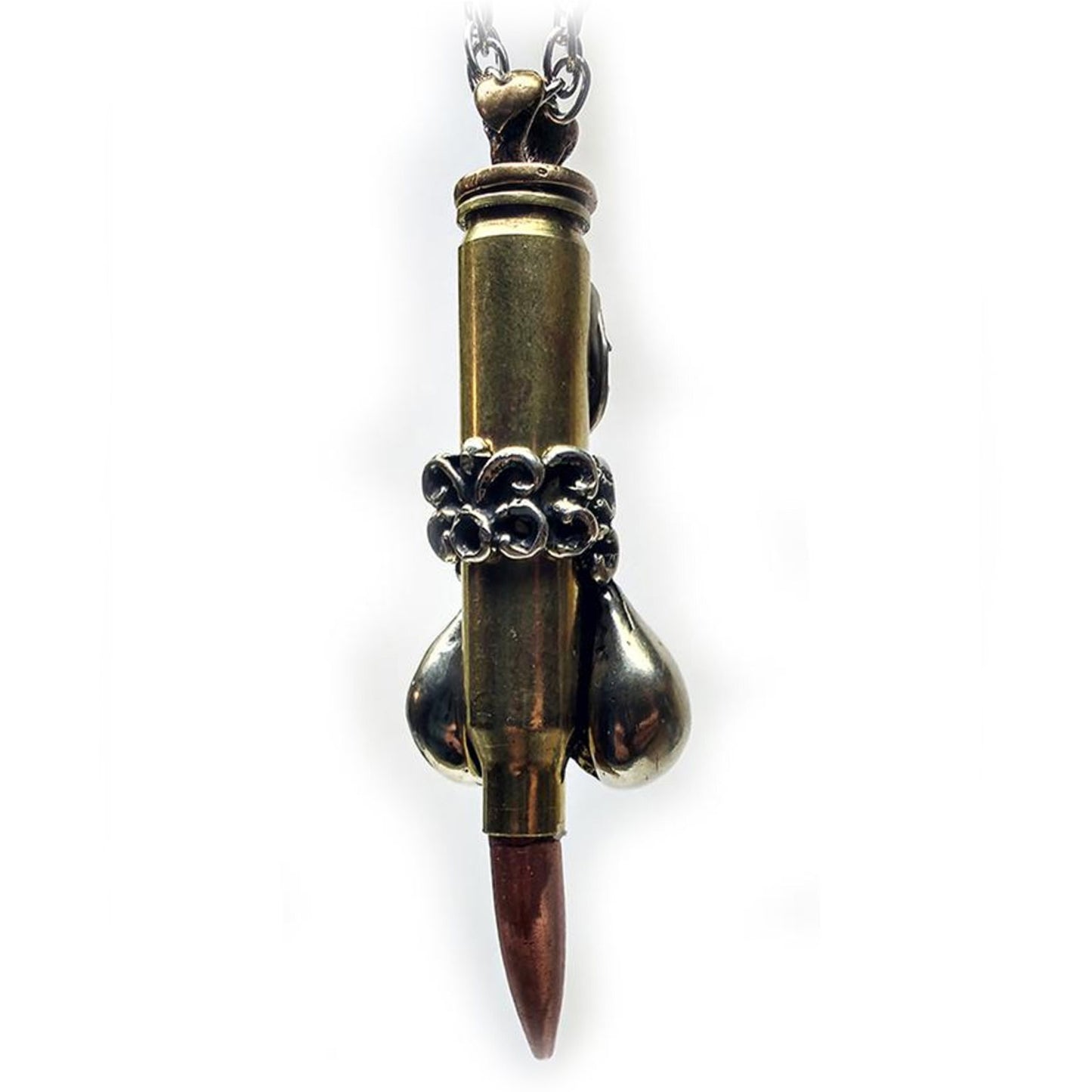 Hero Men Member Love Bullet Silver Pendant