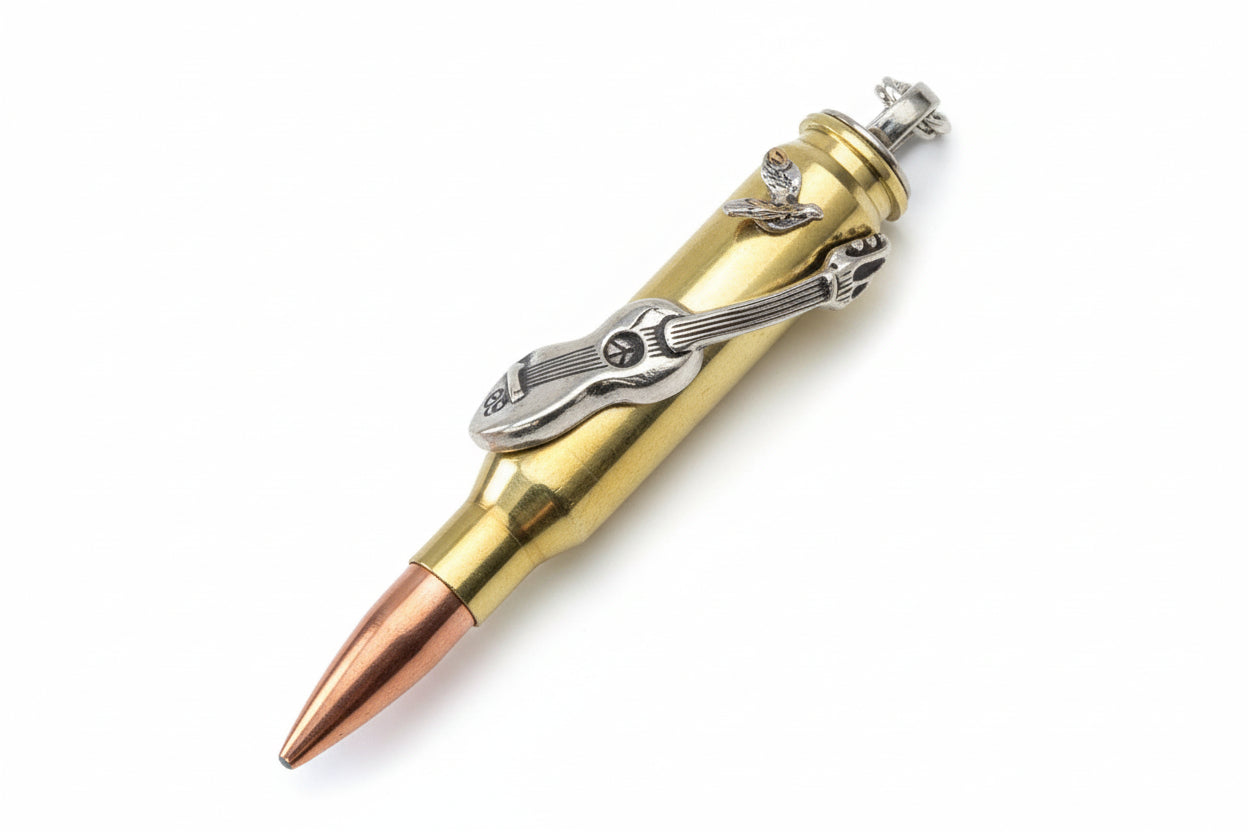 Woodstock Guitar – Bullets 4 Peace Pendant