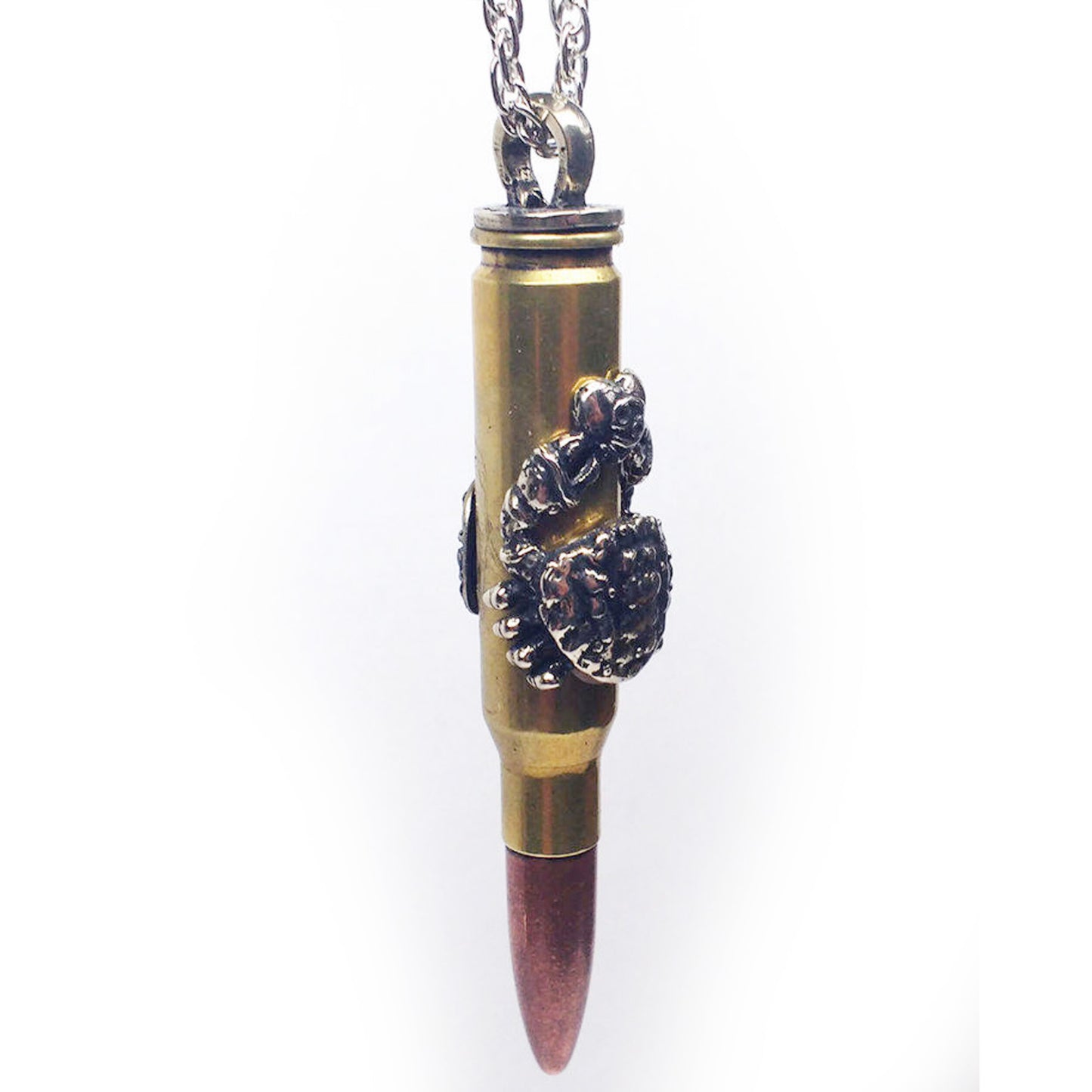 Cancer Zodiac Love Bullet Silver Pendant