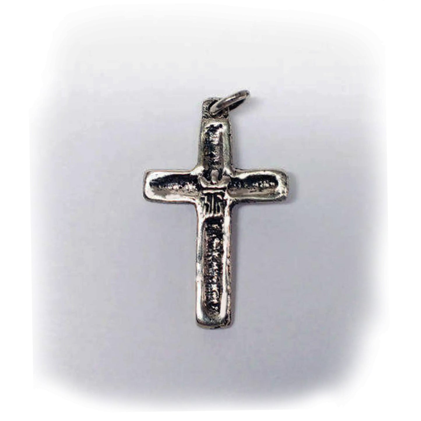 Cross With Jesus Sterling Silver Pendant