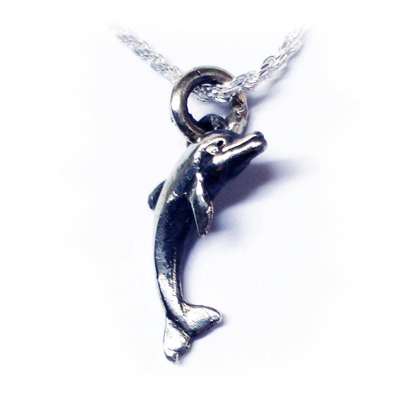Dolphin sterling Silver Pendant