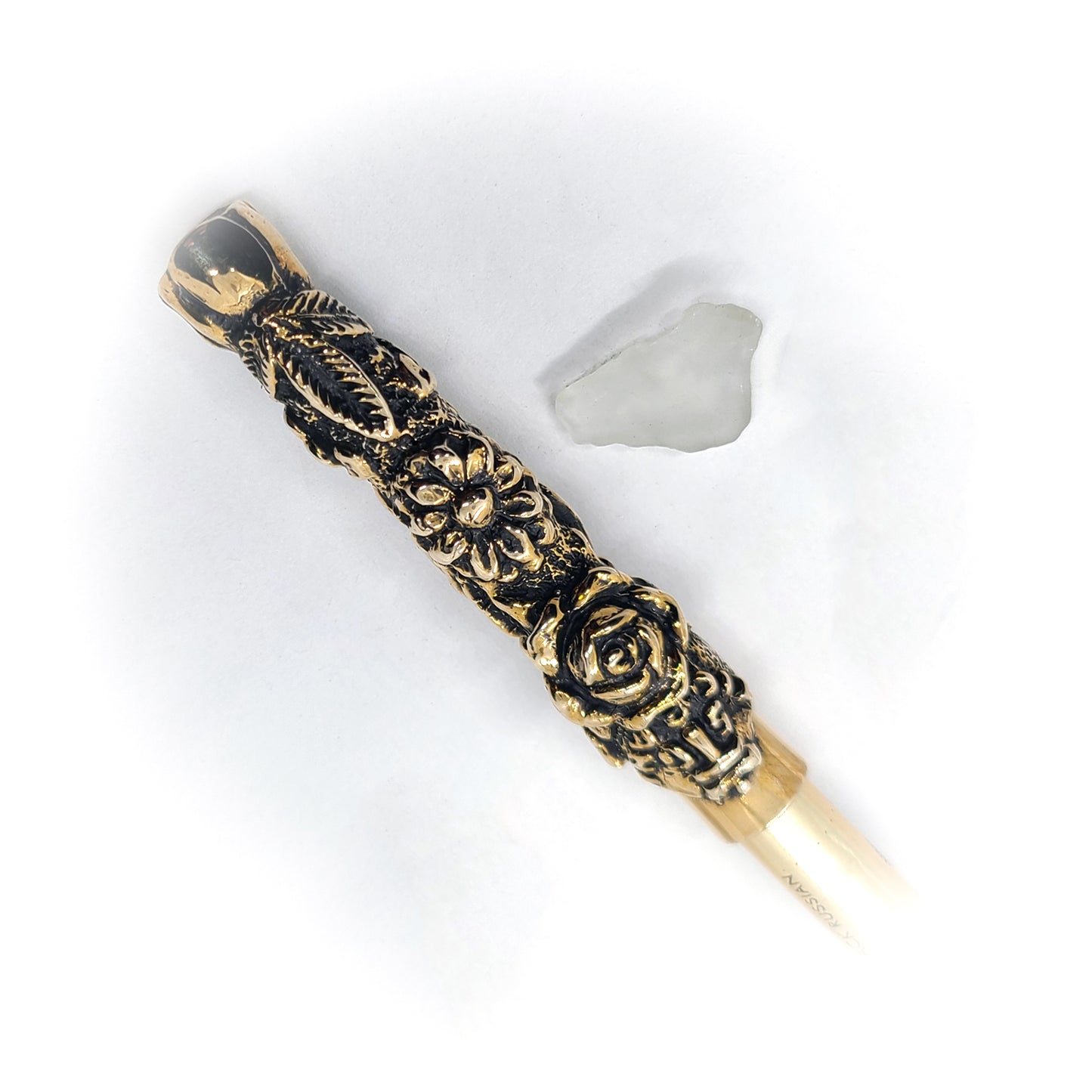 Flower Blossom Sterling Silver Cigarette Pipe