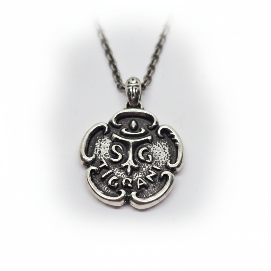 Flower of Happiness Sterling Silver Pendant
