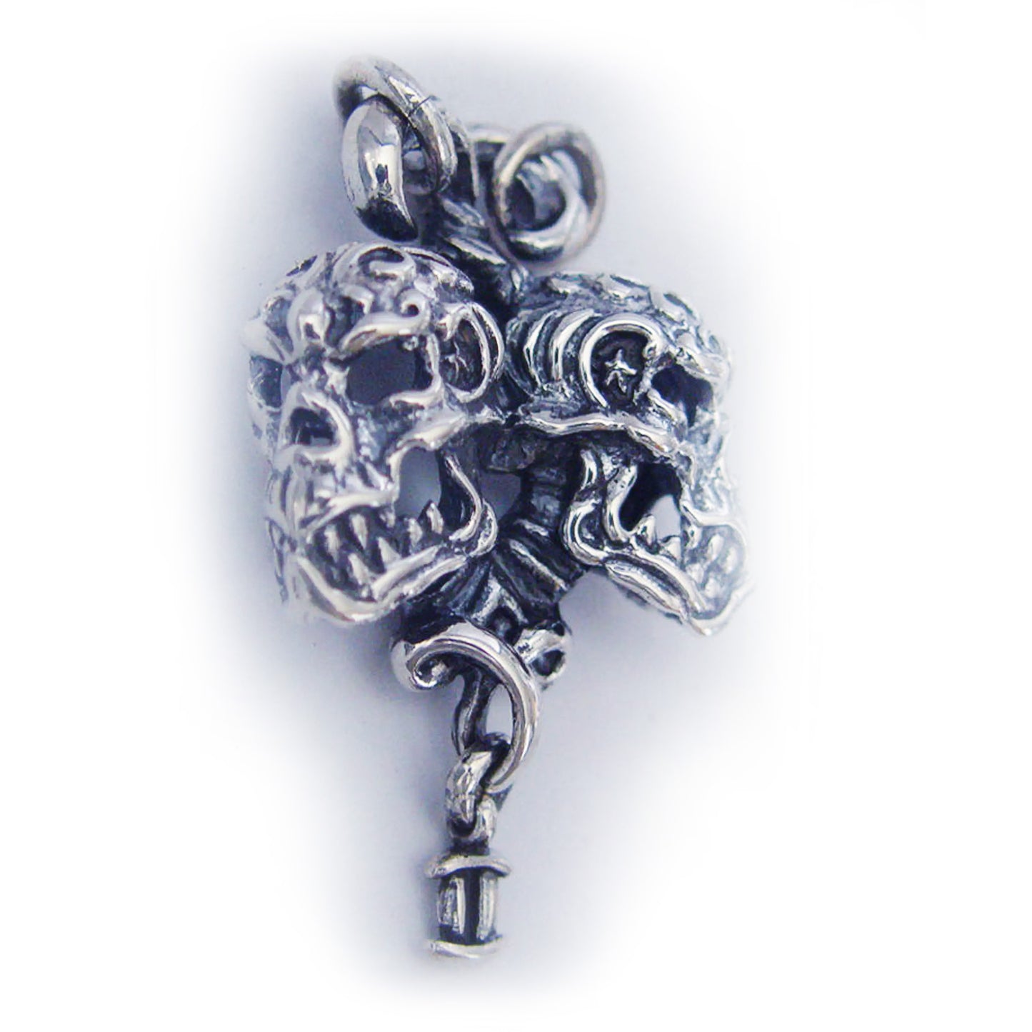 Gemini "May 21 - June 20"Sterling Silver Pendant or Necklace