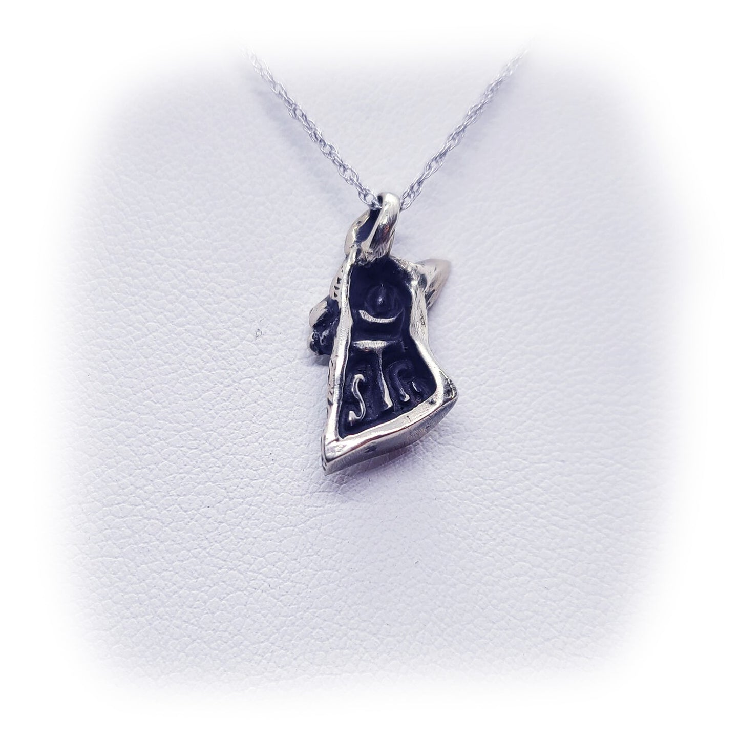 German Shepherd Sterling Silver Necklace