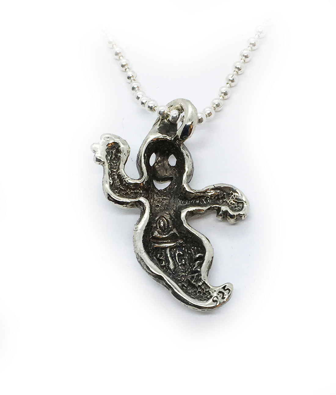 Big Ghost Sterling Silver Pendant V1