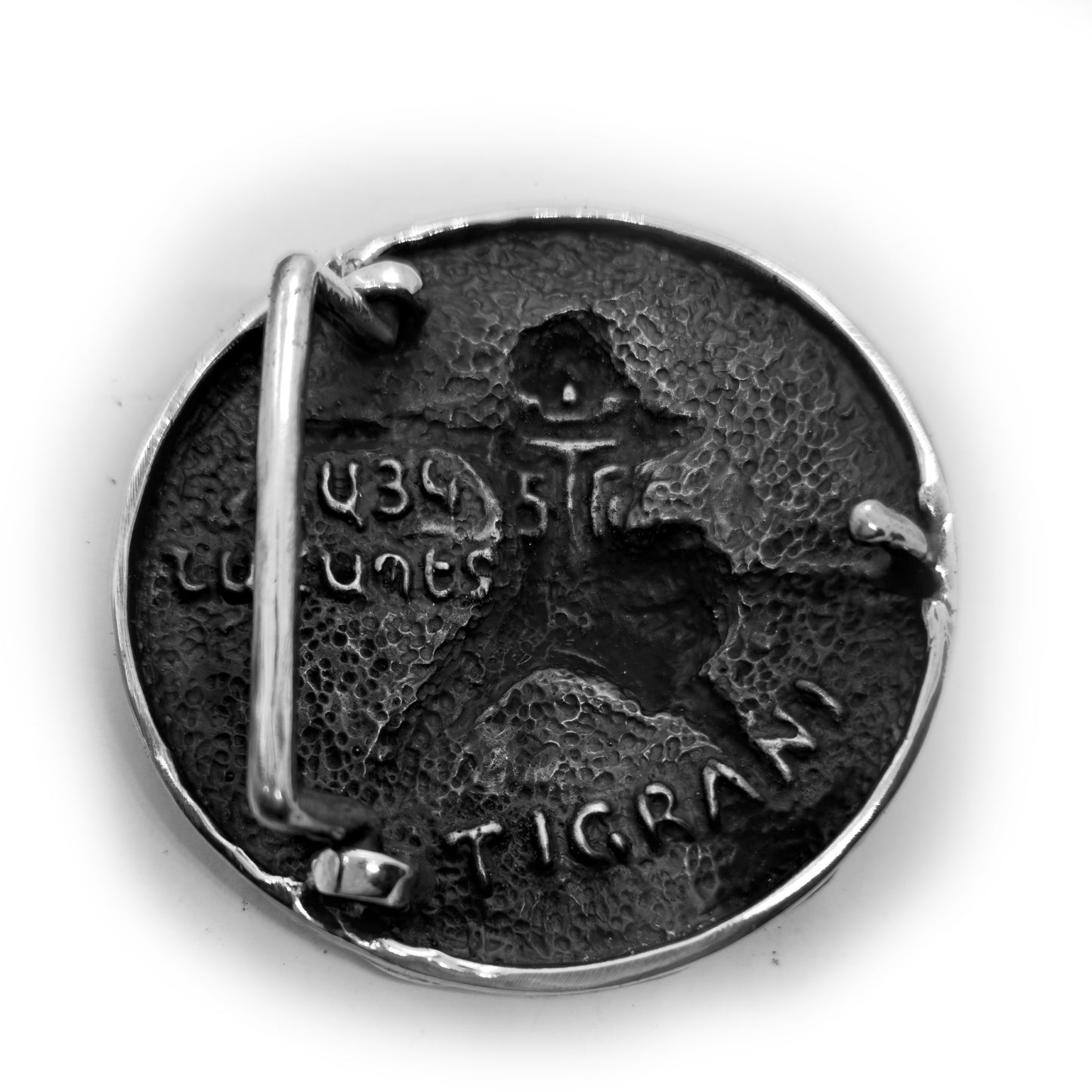 Hayk Nahapet Founder of the Armenian Nation Silver Belt Buckle