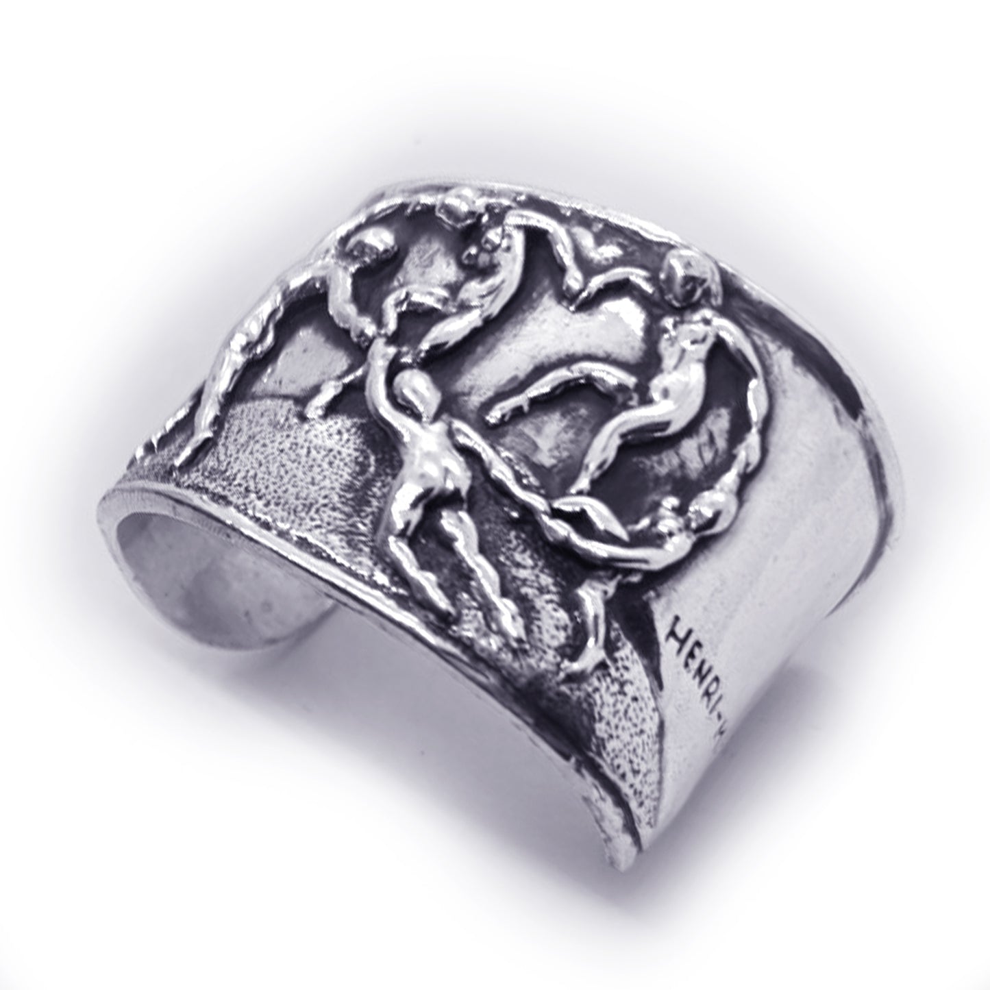 Henri Matisse Artist Impressionist ''Dance'' Sterling Silver Bracelet