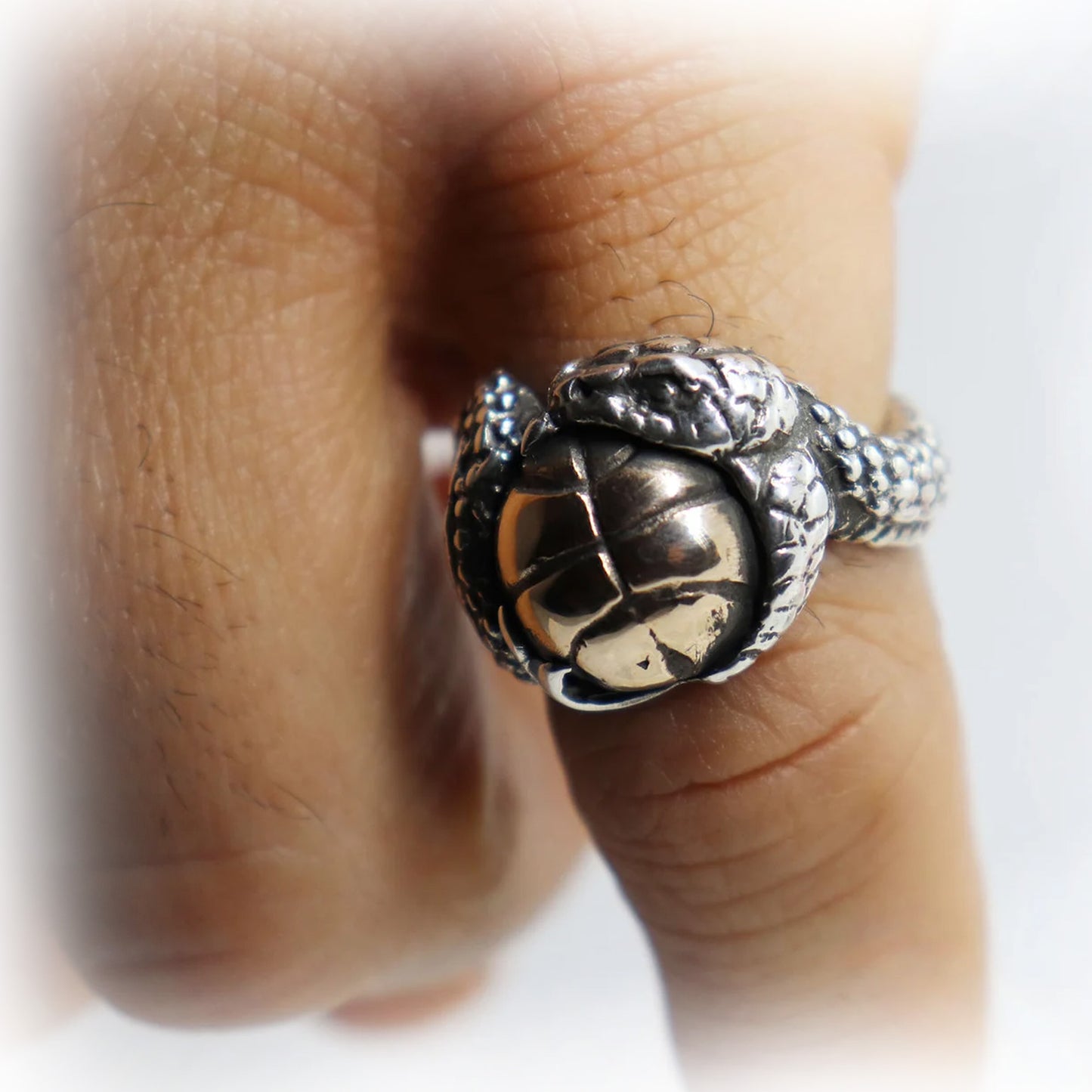Kobe Bryant Black Mamba 8 24 Sterling Silver and Bronze Ring V1