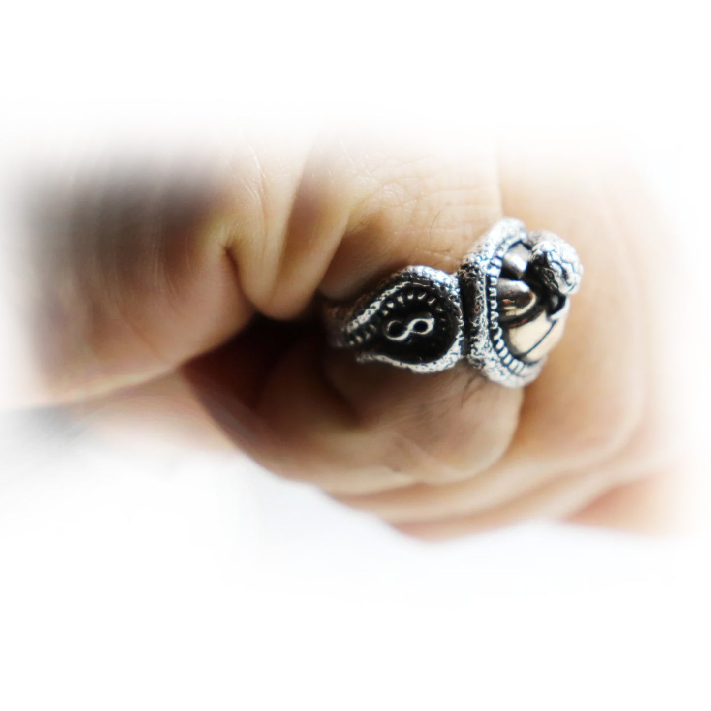 Kobe Bryant Black Mamba 8 24 Sterling Silver and Bronze Ring v2