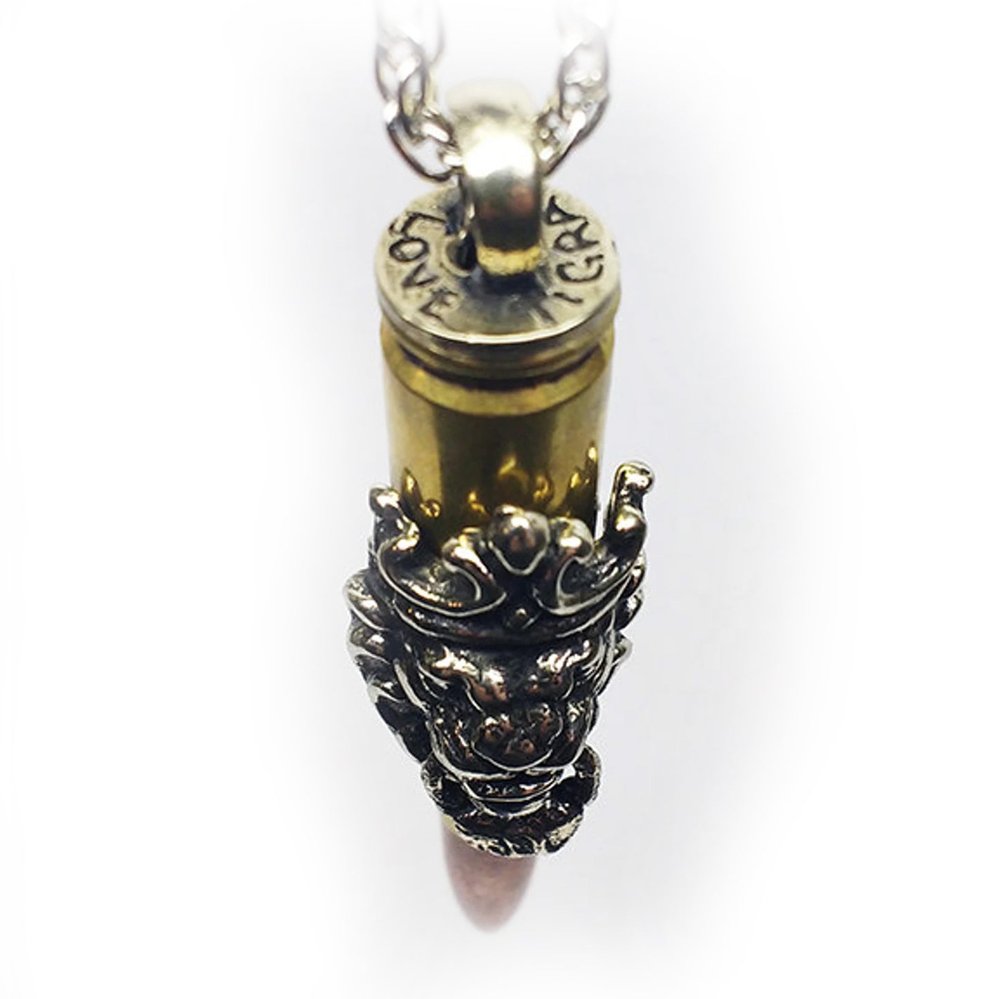 Leo Zodiac Love Bulet Silver Pendant
