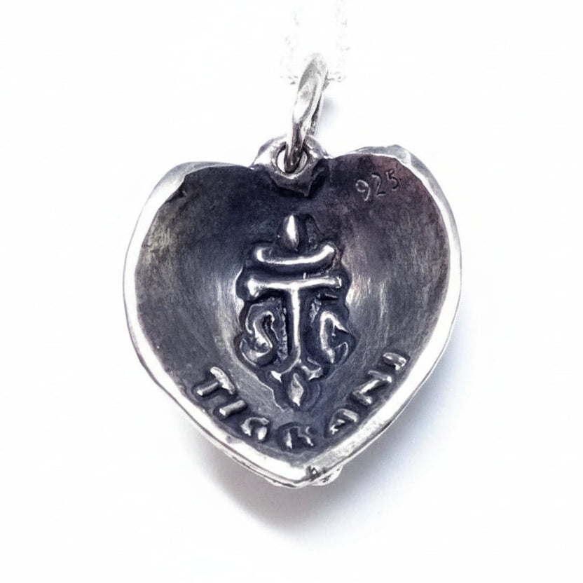 Lion heart sterling Silver Pendant
