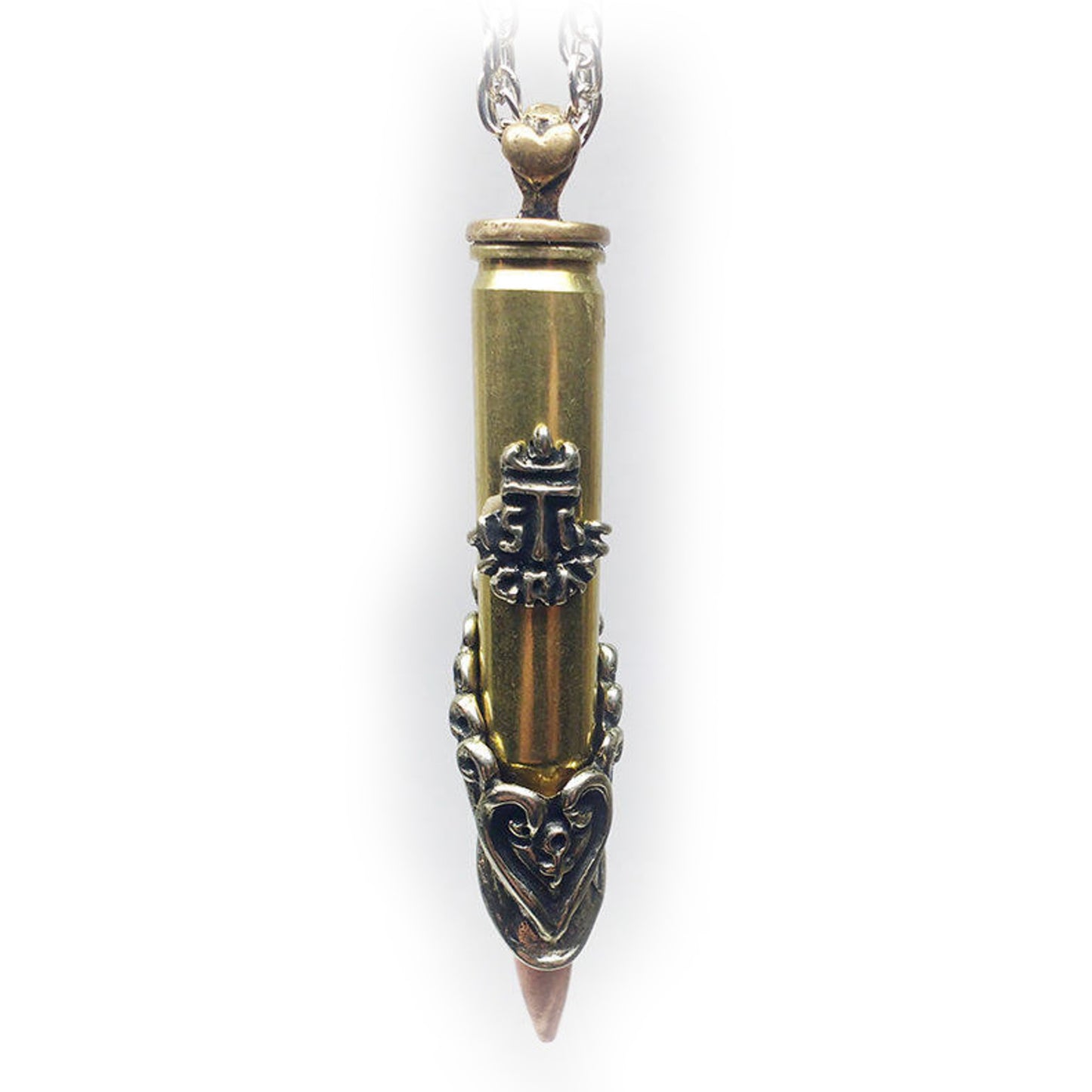 Pupussy Love Bullet Silver Pendant