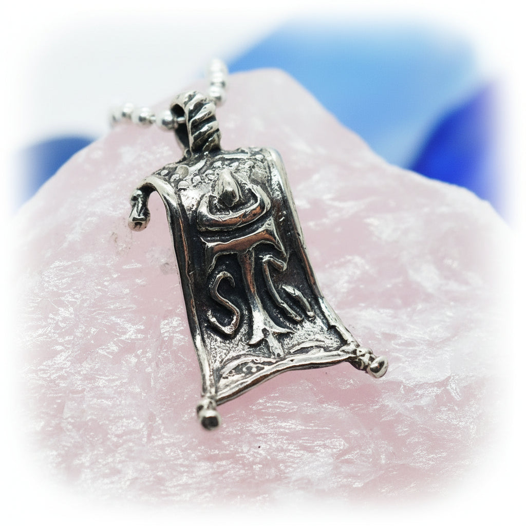 Magic Flying Carpet Sterling Silver Pendant