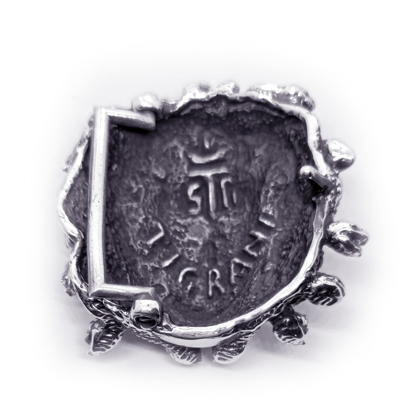 Medusa Gorgo Sterling Silver Belt Buckle