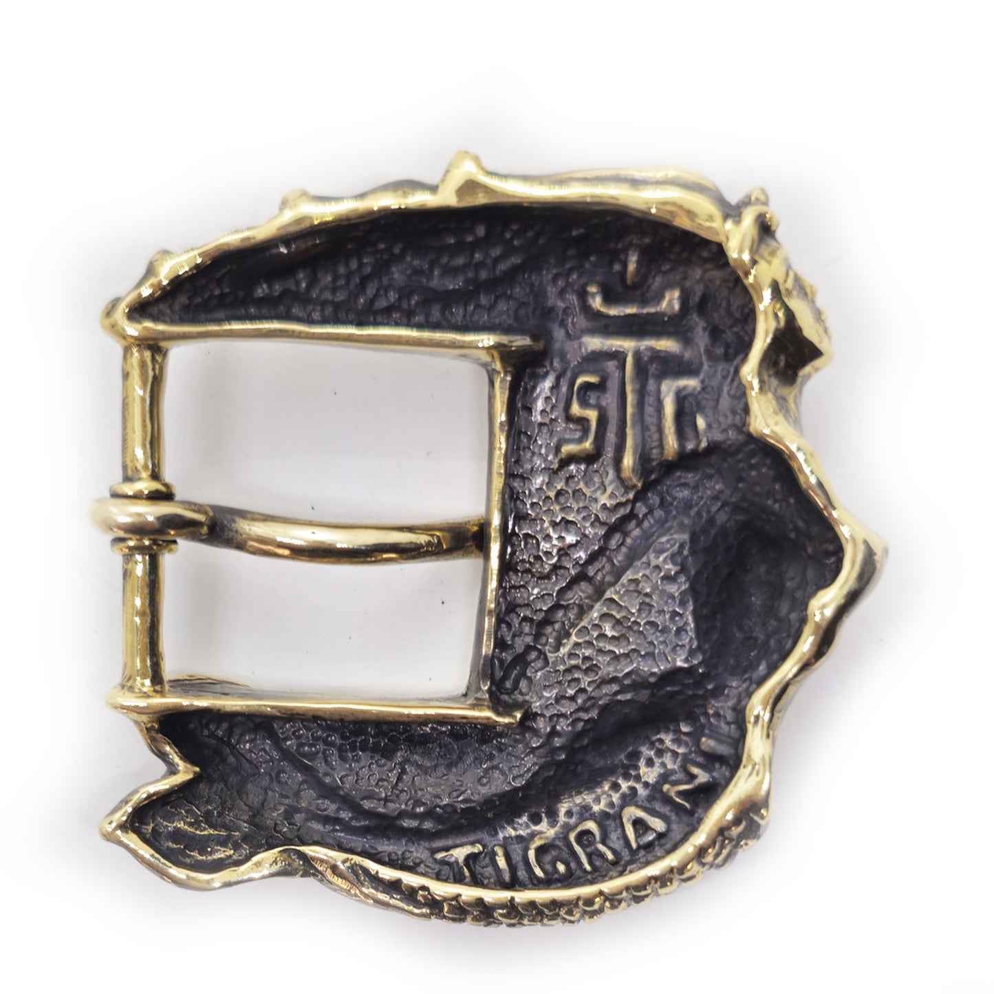Mermaid Brass Belt Buckle