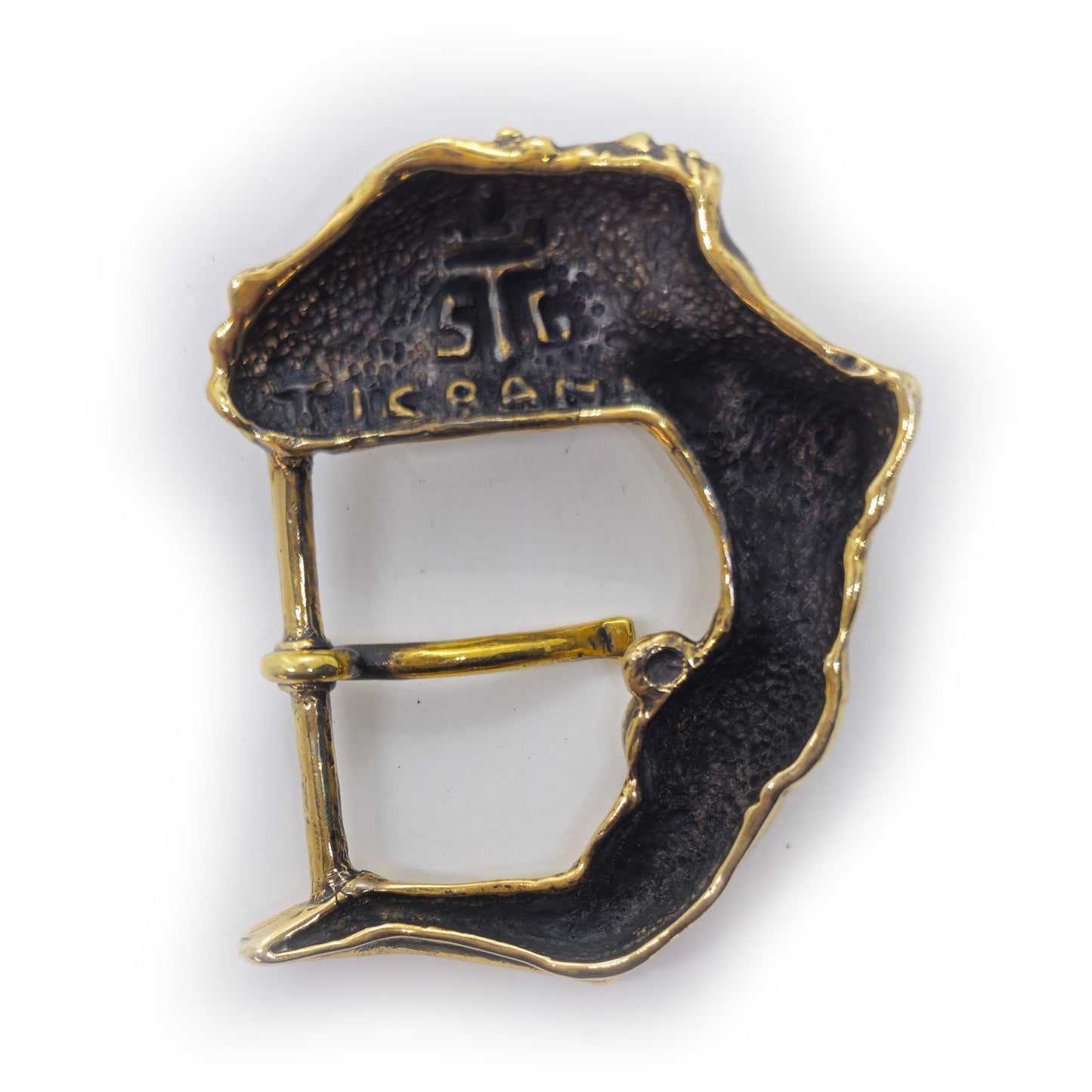 Nude Women Body Brass Belt Buckle