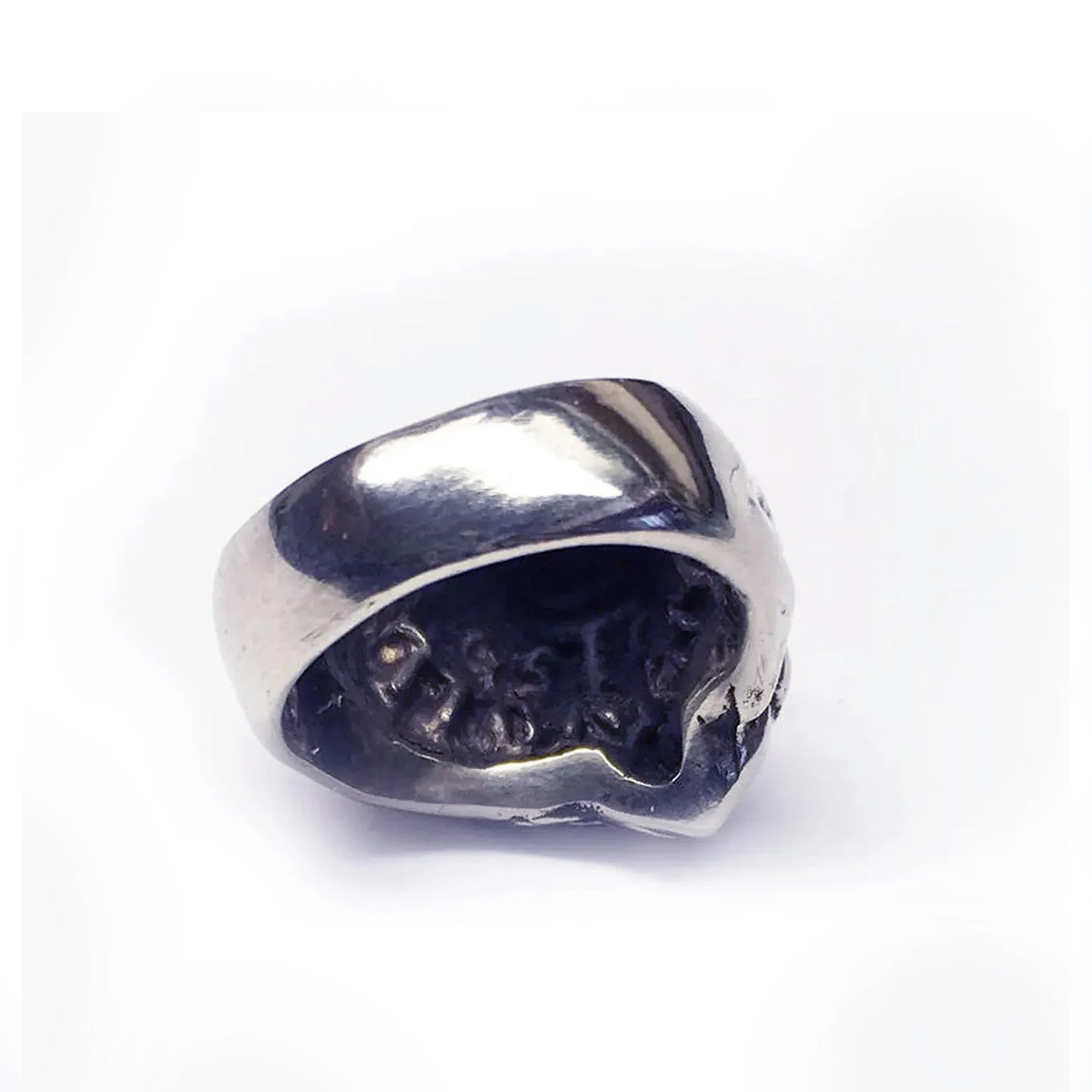 Panda Sterling Silver Ring with Heart CZ Stone