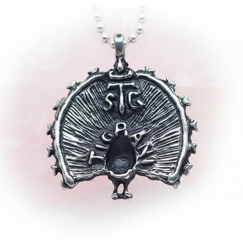 Peacock Sterling Silver Pendant