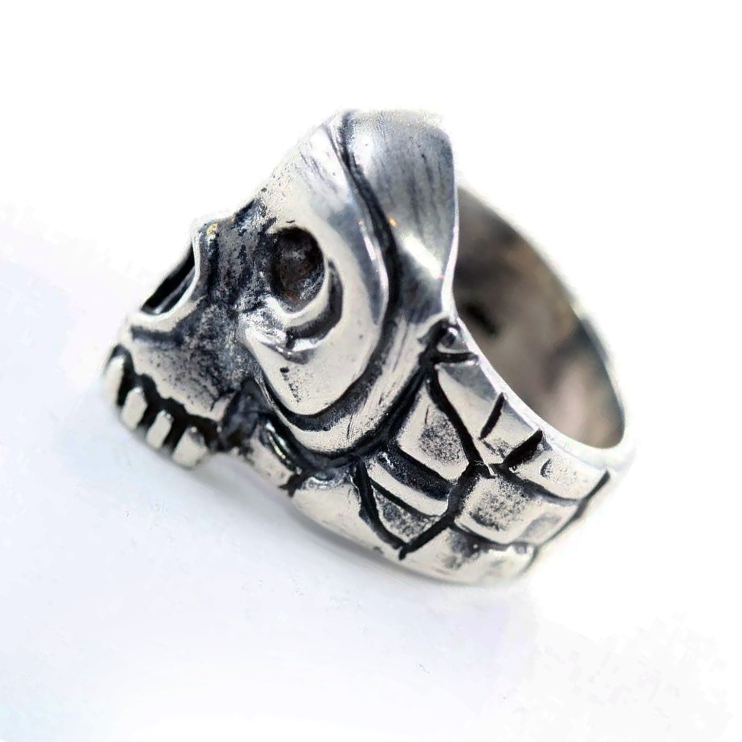 Pablo Picasso Impressionist Artist from Sketch Skull Sterling Silver Ring