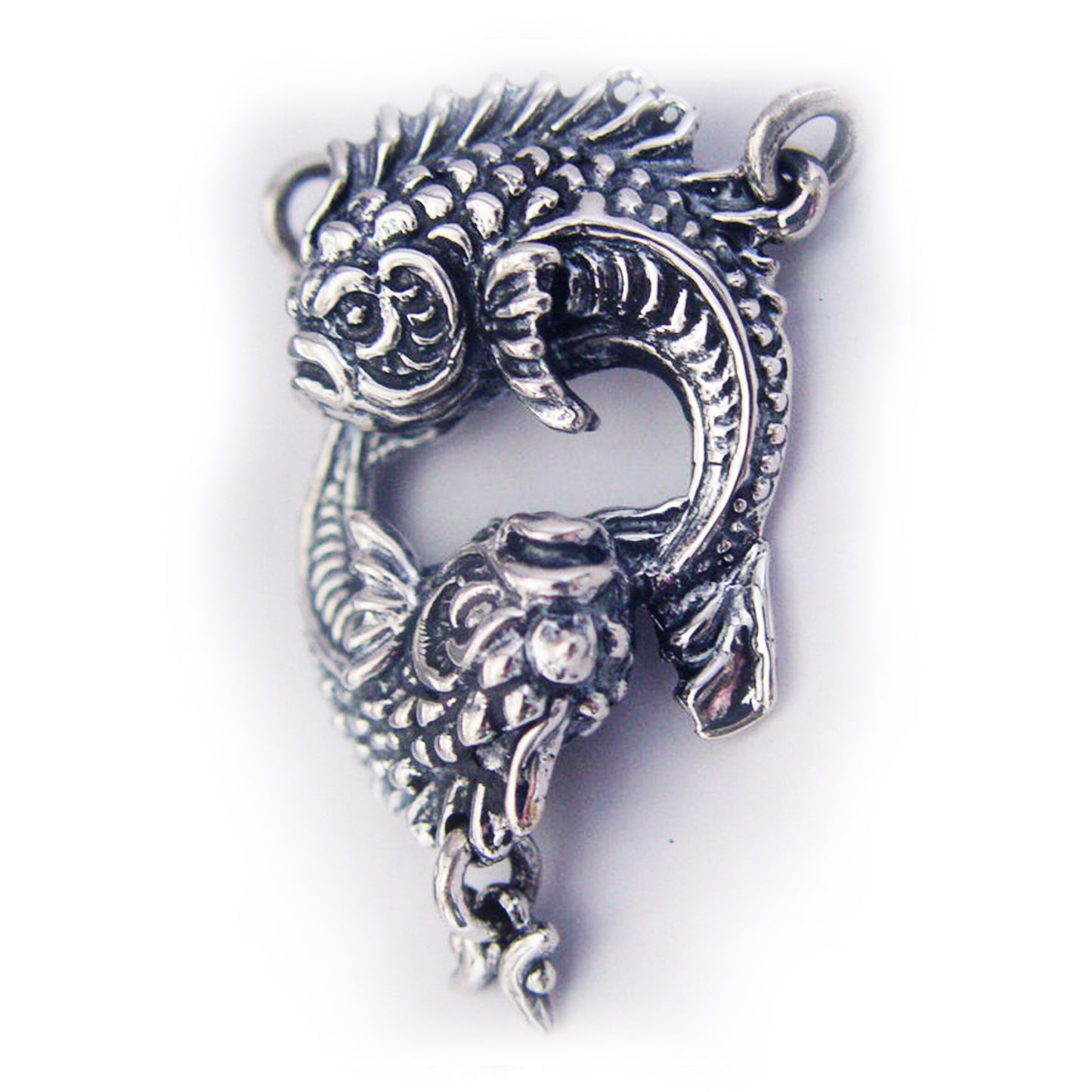 Pisces "February 19 - March 20" Sterling Silver Pendant or Necklace