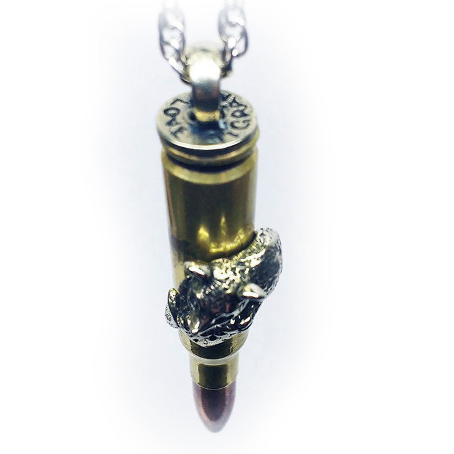Zodiac Love Bullet "Rat" Year Zodiac Love Bullet Sterling Silver Pendant