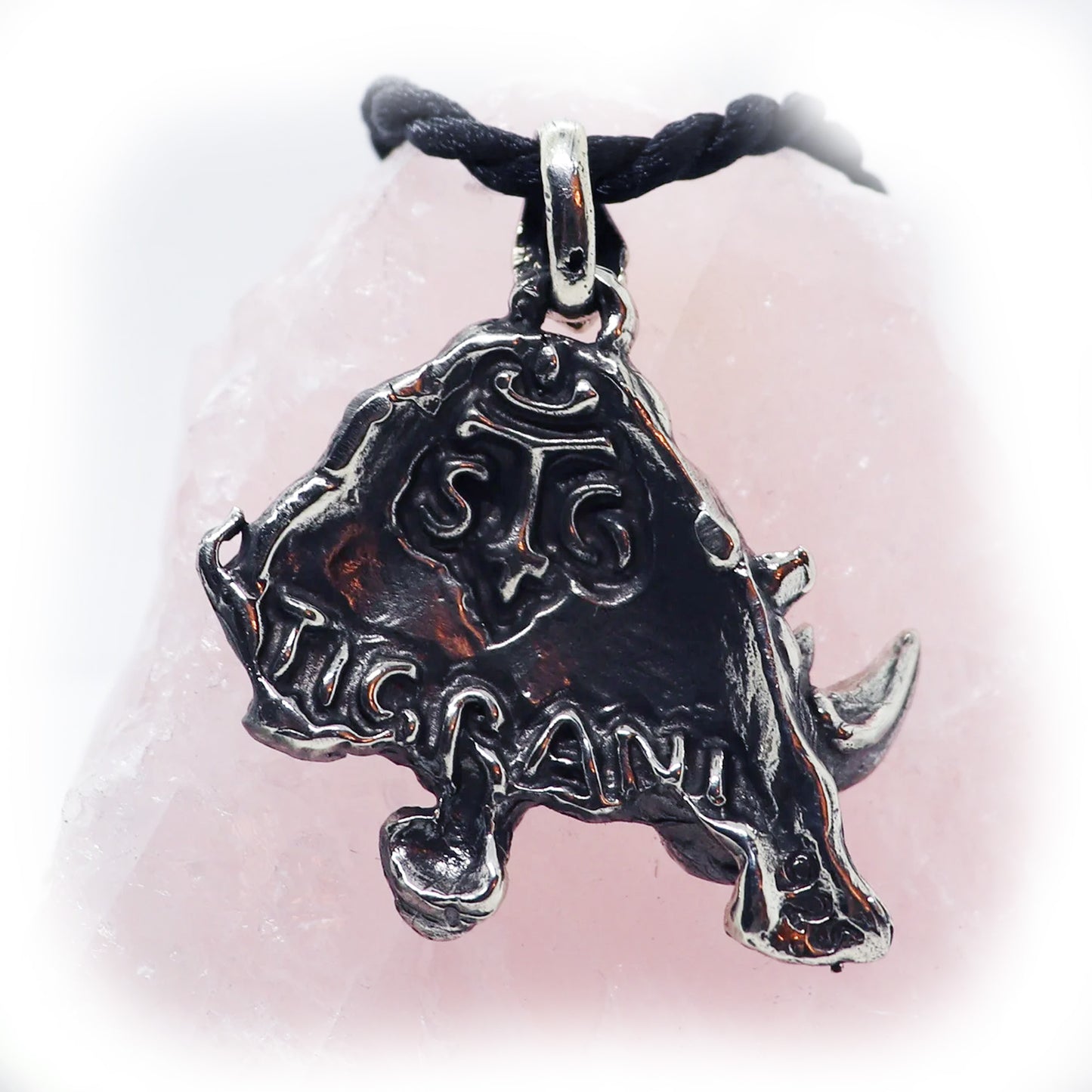 Rhino Sterling Silver Pendant