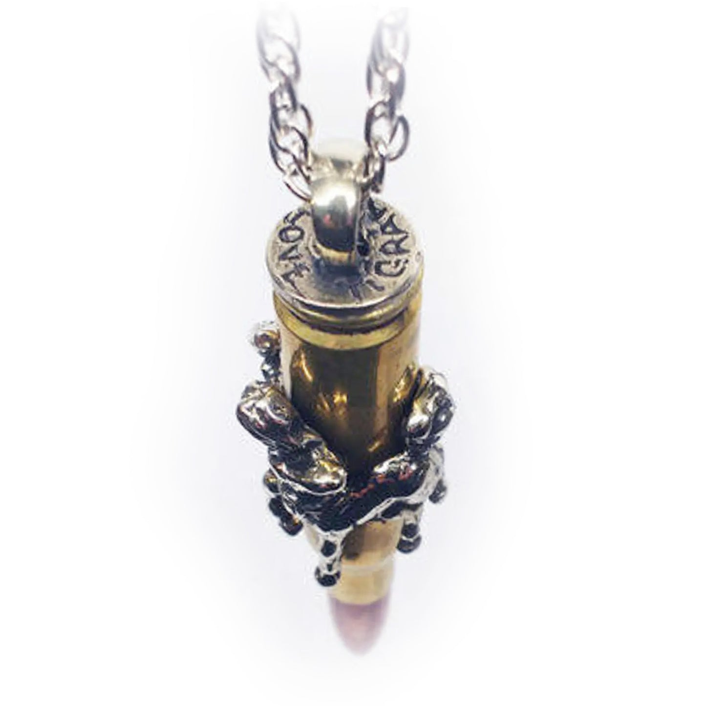 Sagittarius Zodiac Love Bullet Silver Pendant
