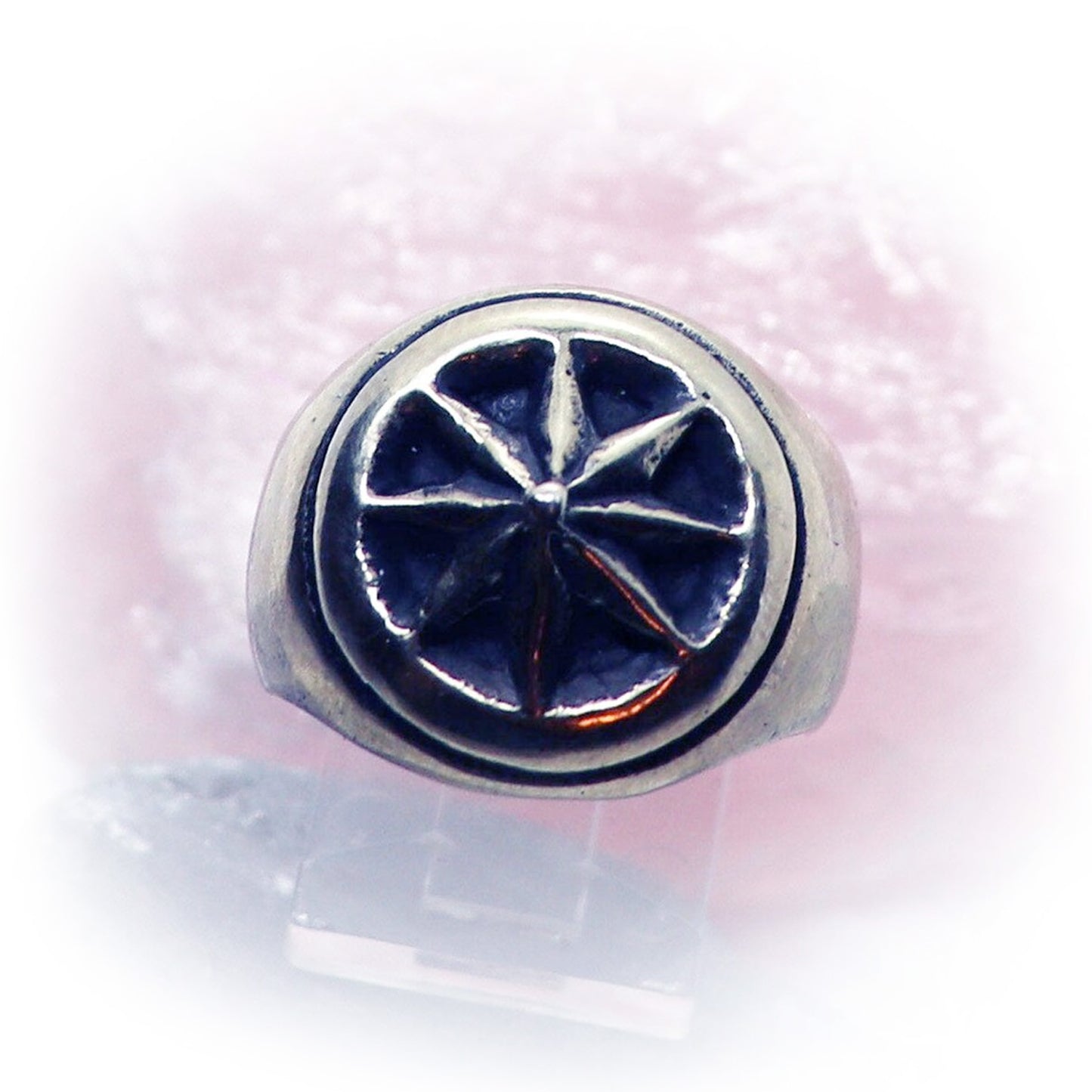 Star 8 Point Sterling Silver Ring