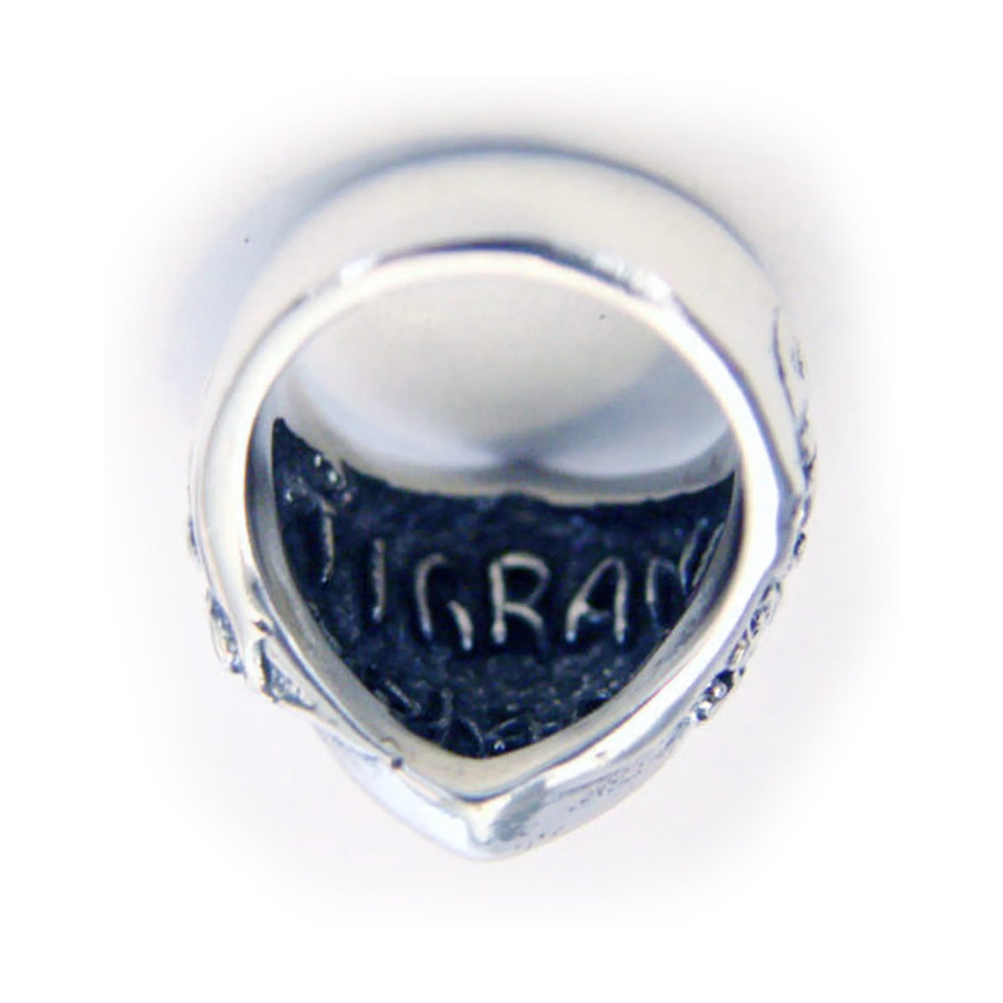 TIGRANI Brand Name Sterling Silver Ring with Ruby
