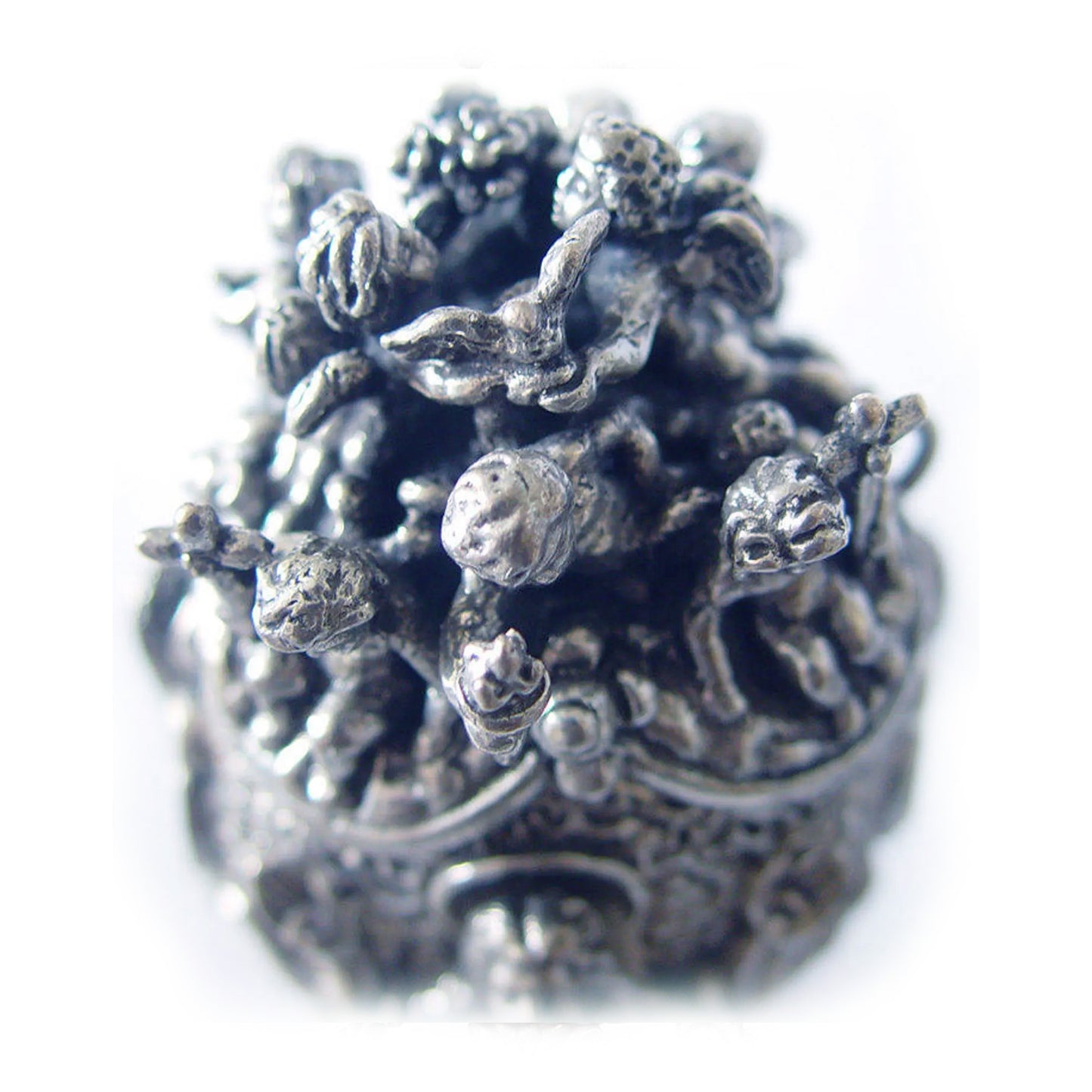 The Baptism of Jesus Sterling Silver Egg