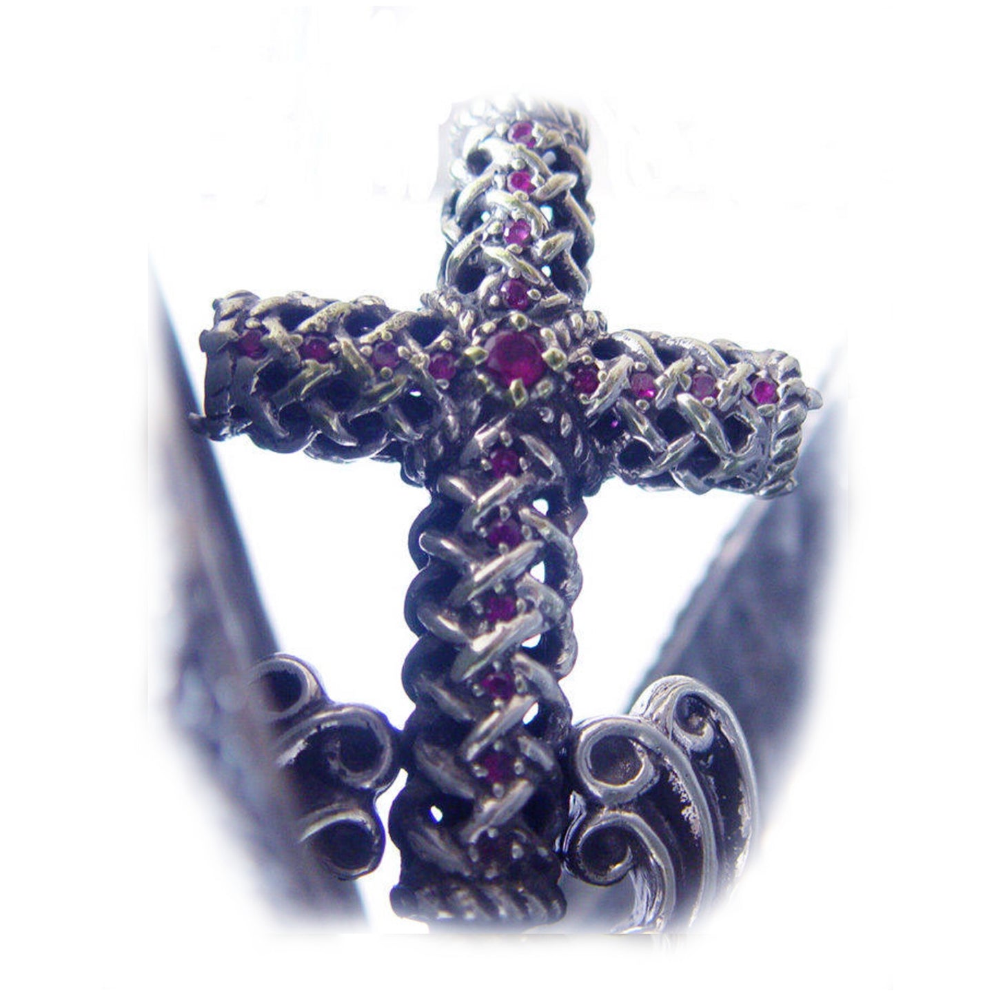 The Crucifix of Jesus Sterling Silver Egg