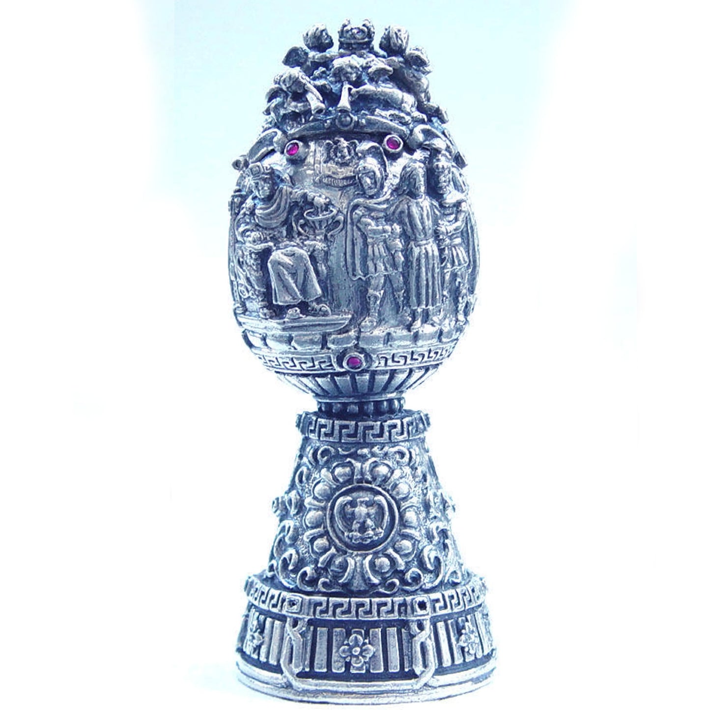 The Prayer of Jesus Sterling Silver Egg