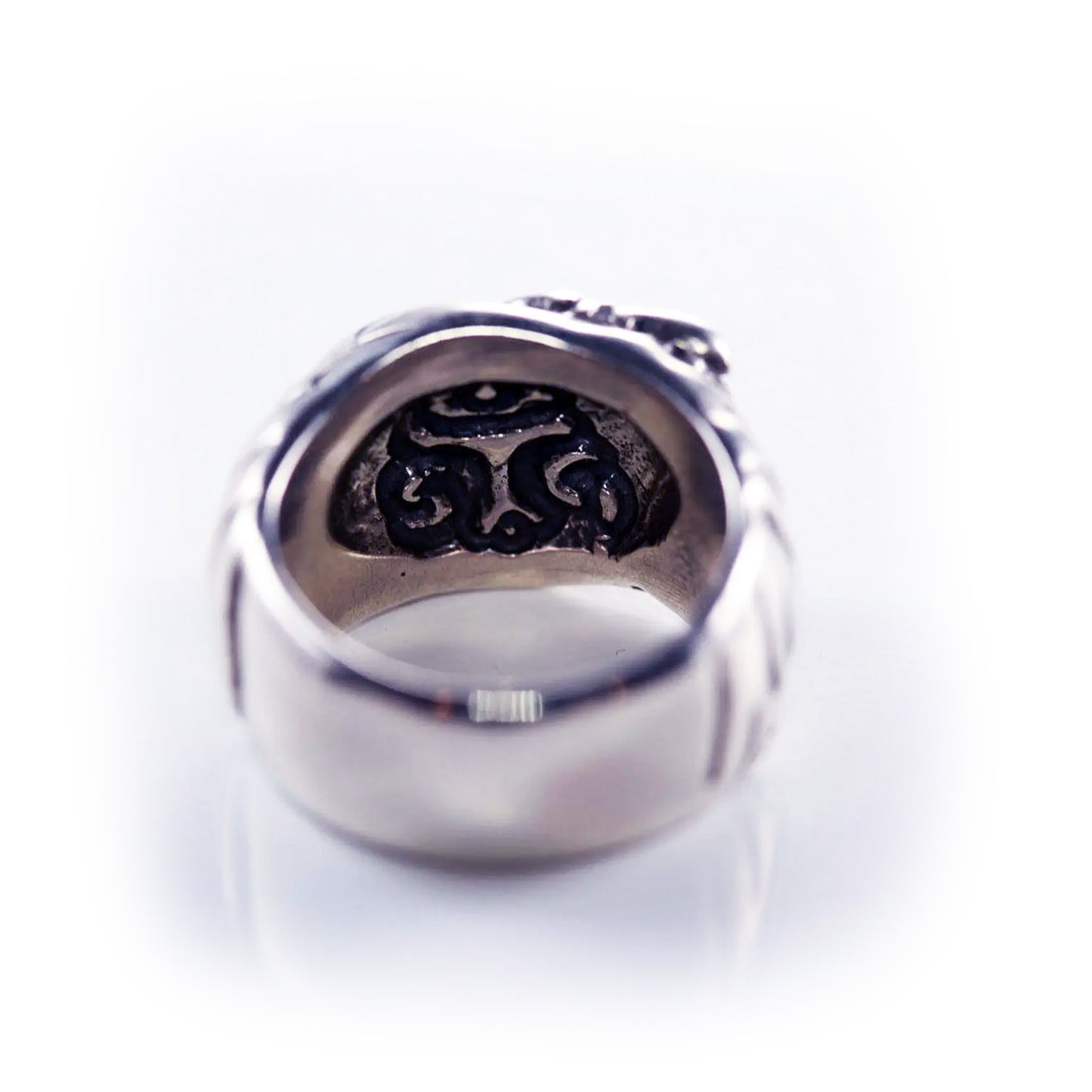 Tiger Head Sterling Silver Ring