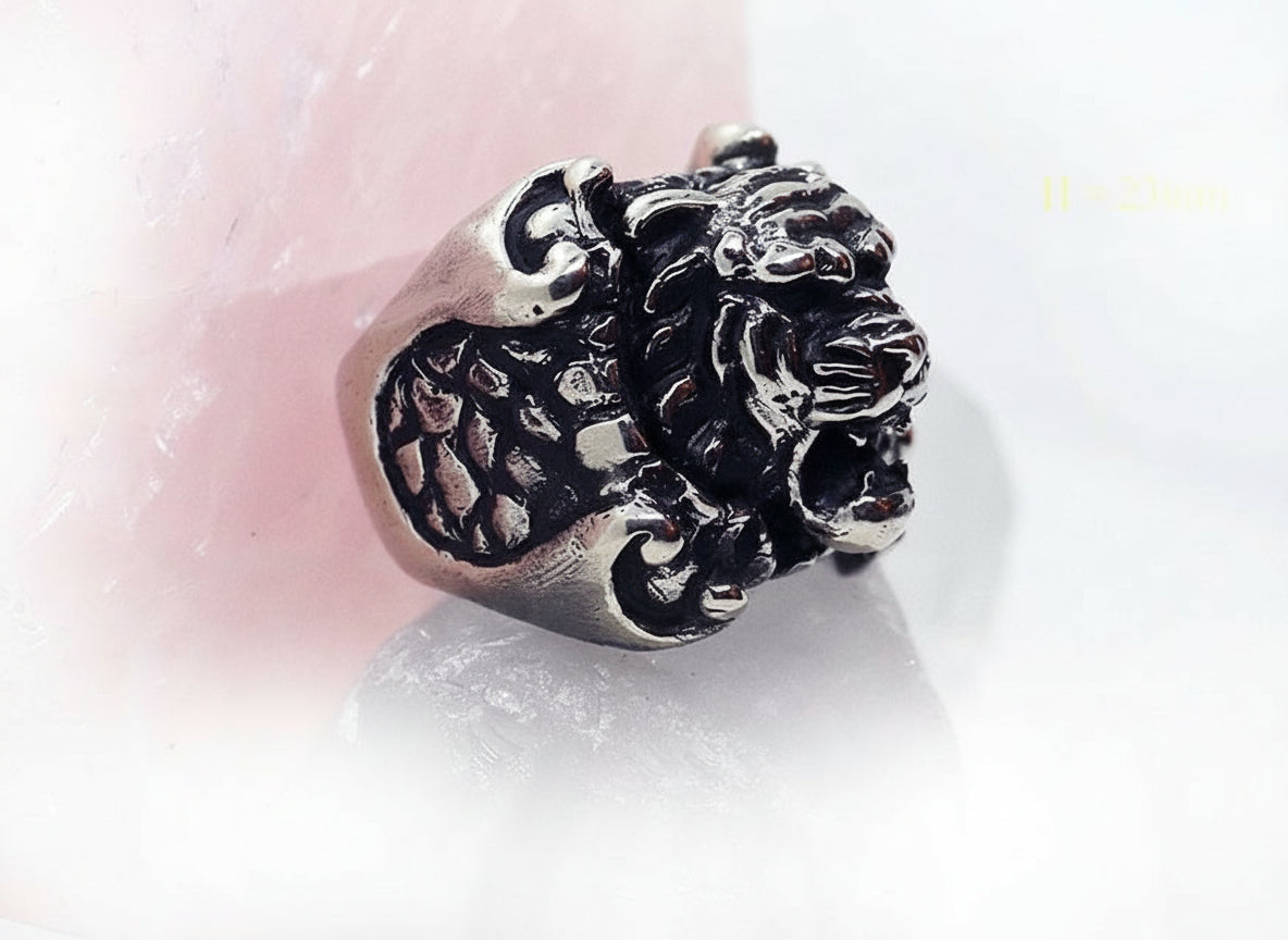 Tiger Sterling Silver Ring