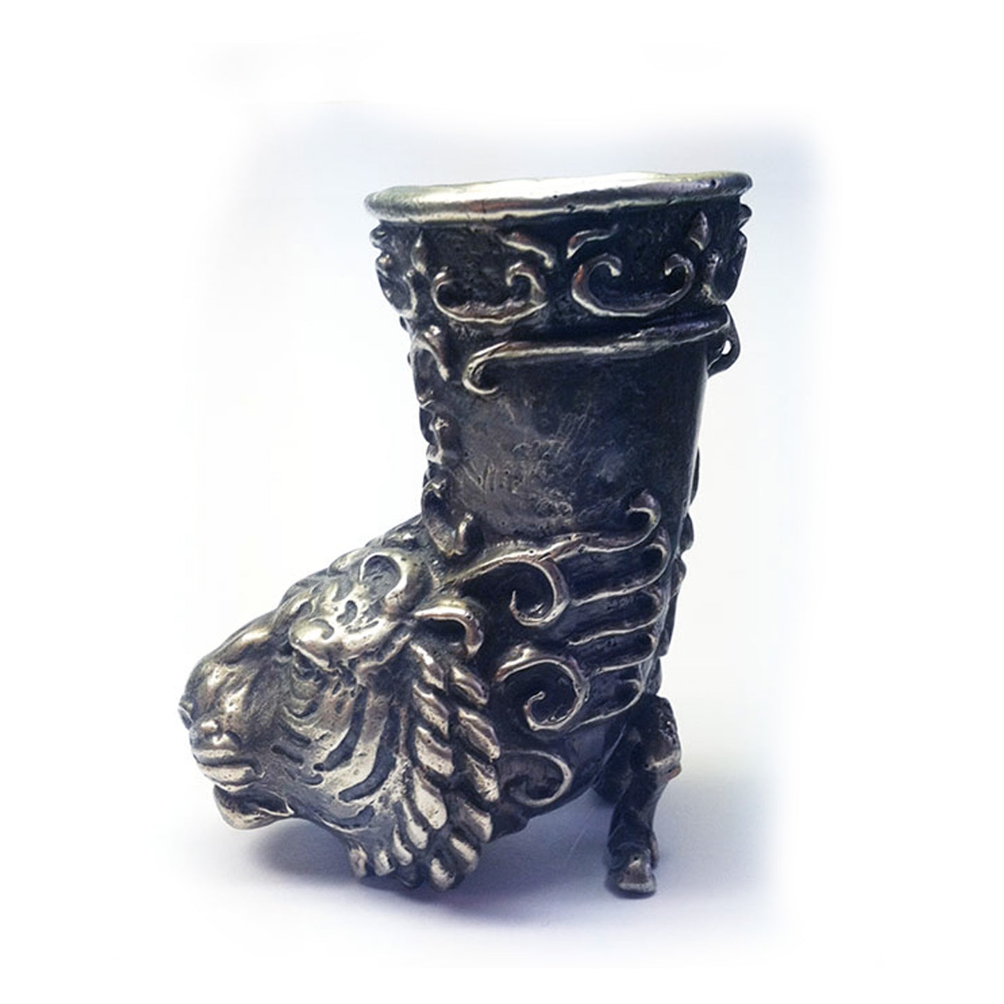 Tiger Sterling Silver Shot Cup