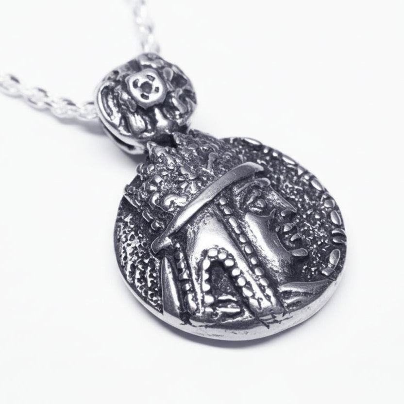 Tigran The Kings of king Sterling Silver Pendant, Antique Finish V3